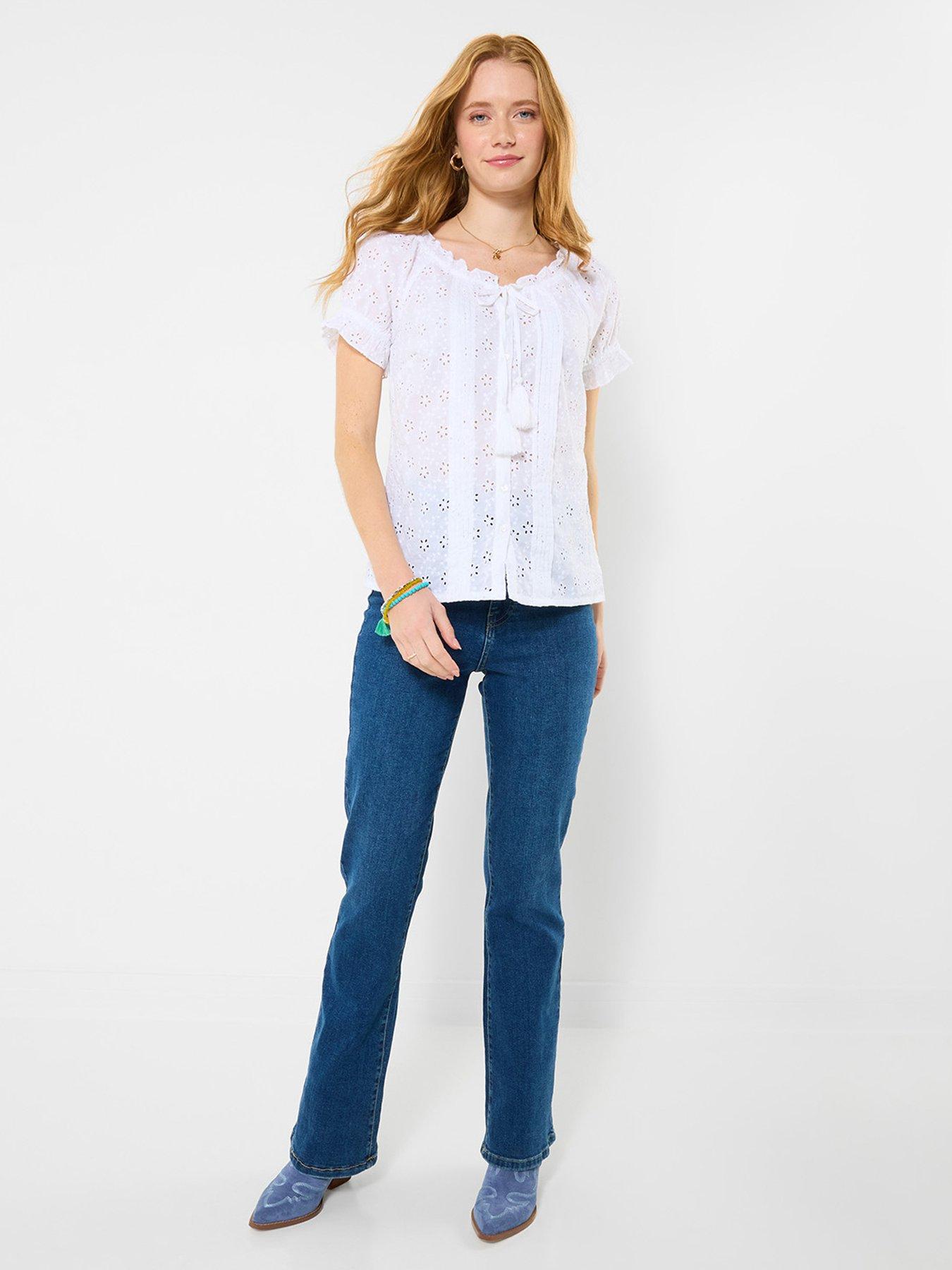 Image 3 of 6 of Joe Browns Beautiful Broderie Top - White