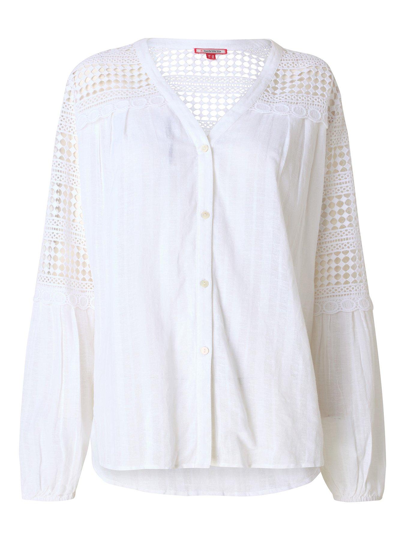 Image 5 of 5 of Joe Browns Laura Linen Blend Blouse - White