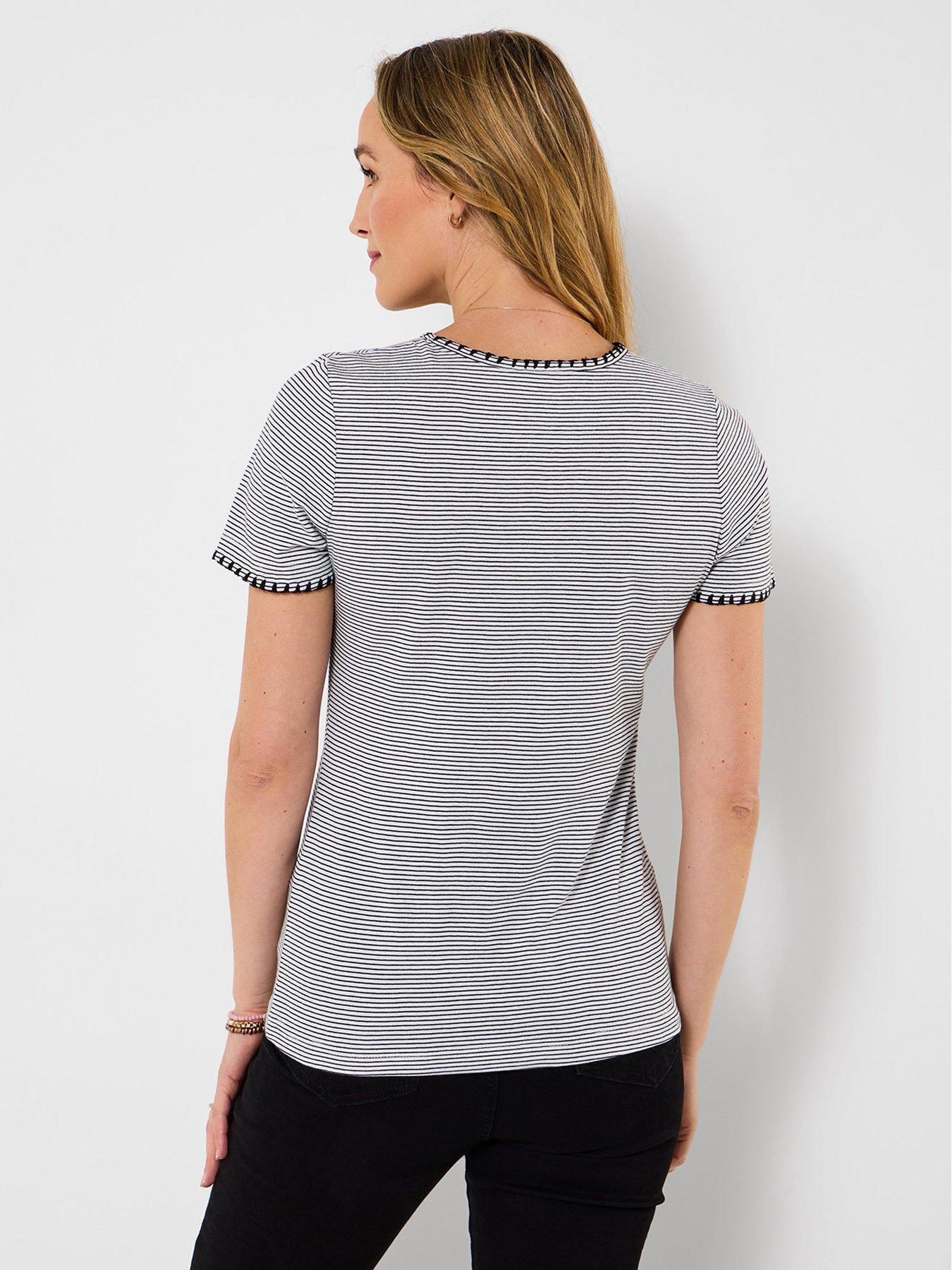 joe-browns-margot-stripe-t-shirt-blackstillFront