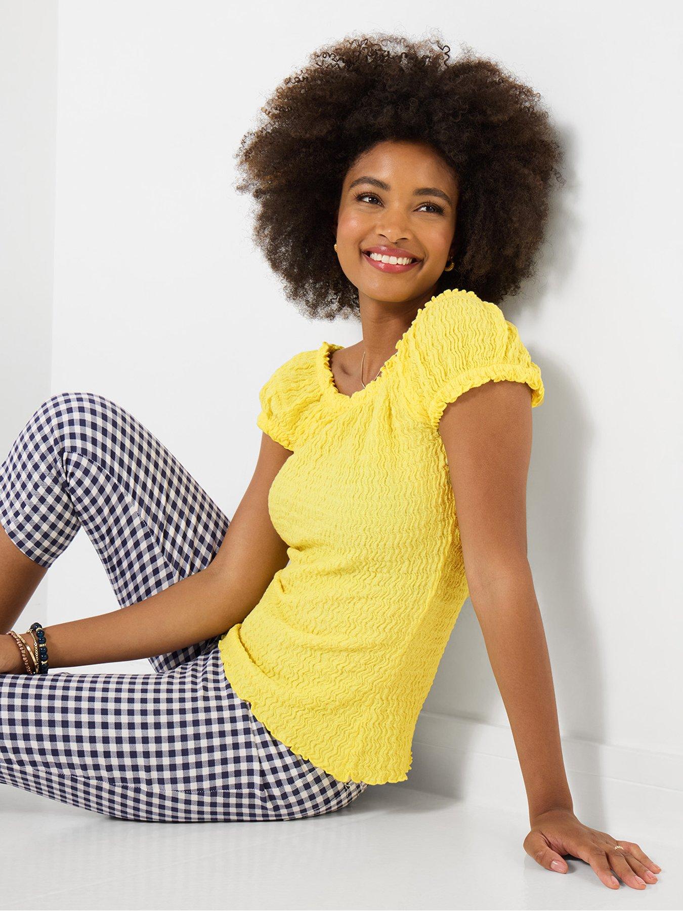 joe-browns-beautifully-boho-textured-jersey-top-yellowfront