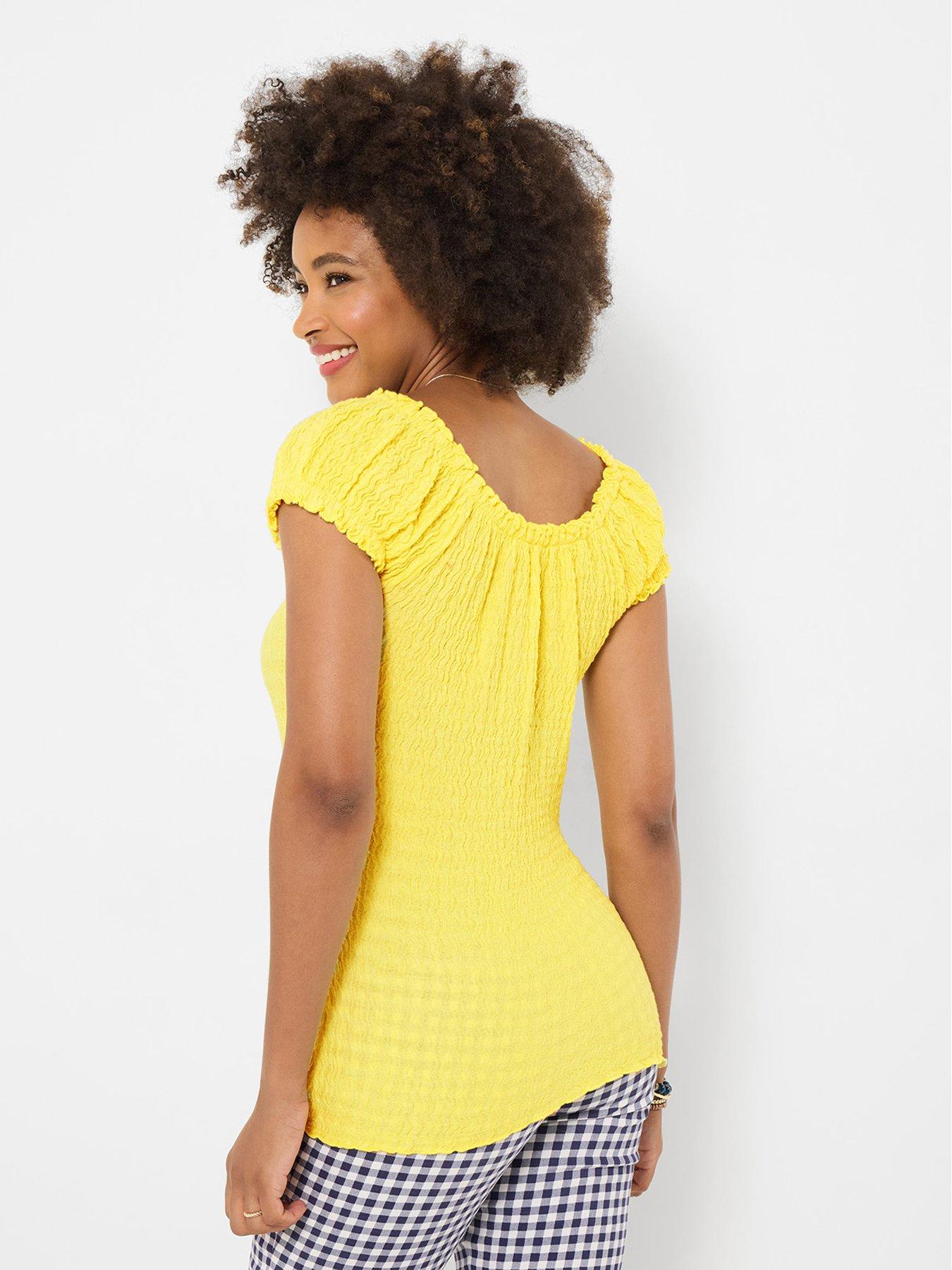 joe-browns-beautifully-boho-textured-jersey-top-yellowstillFront