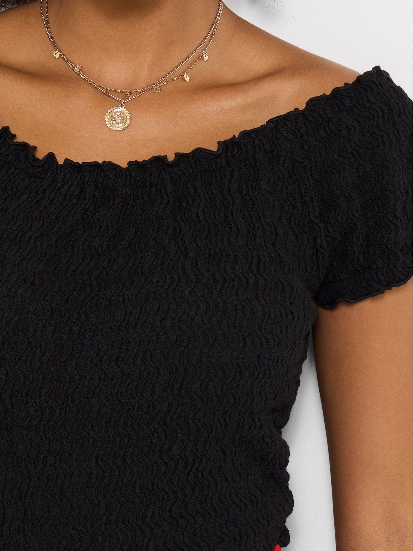 joe-browns-beautifully-boho-textured-jersey-top-blackdetail