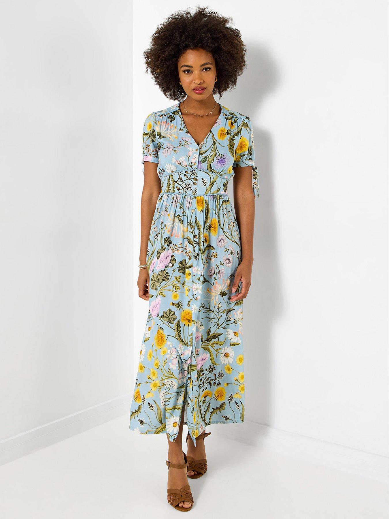 Image 2 of 6 of Joe Browns Beautiful Botanicals Printed Dress - Blue