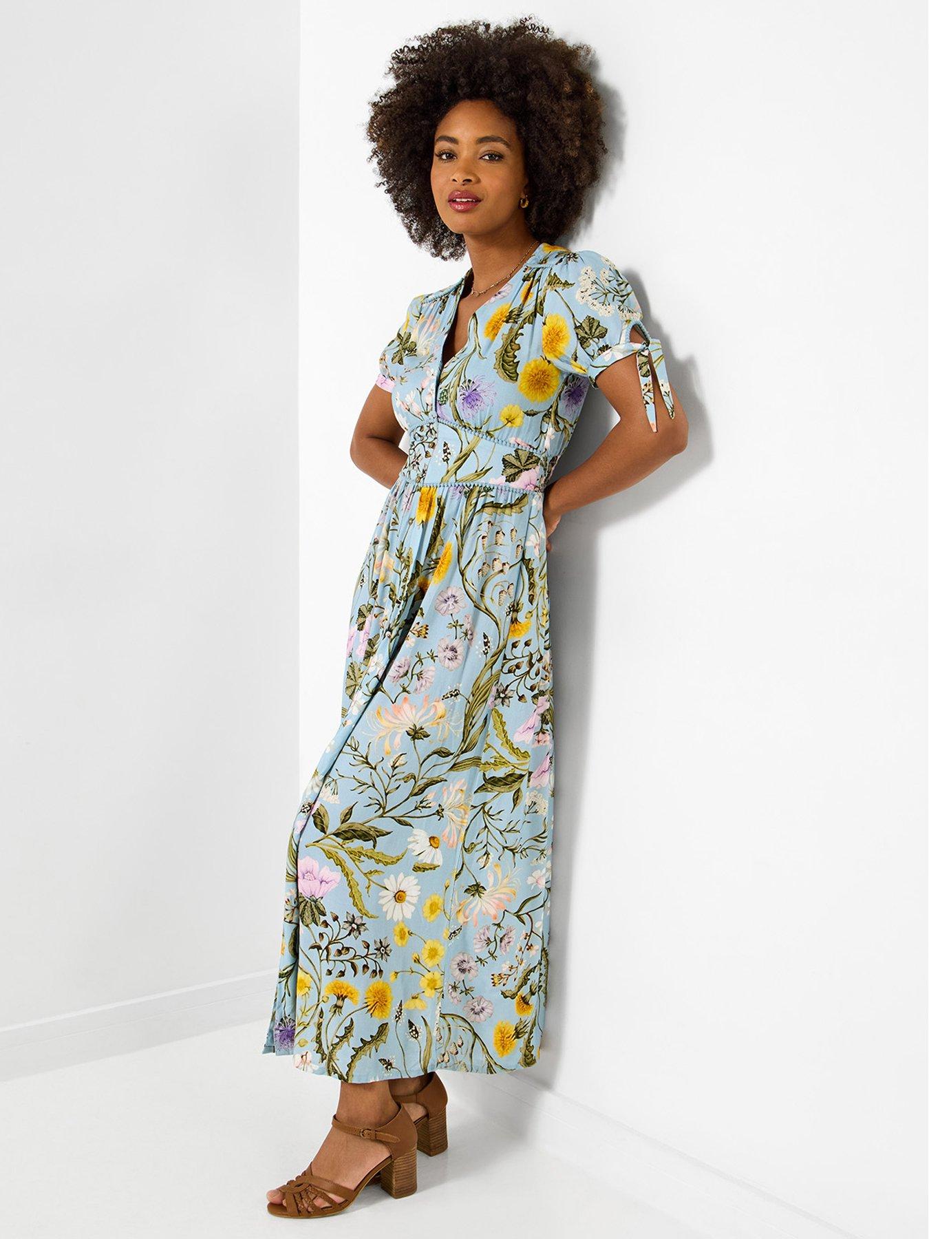 Image 4 of 6 of Joe Browns Beautiful Botanicals Printed Dress - Blue