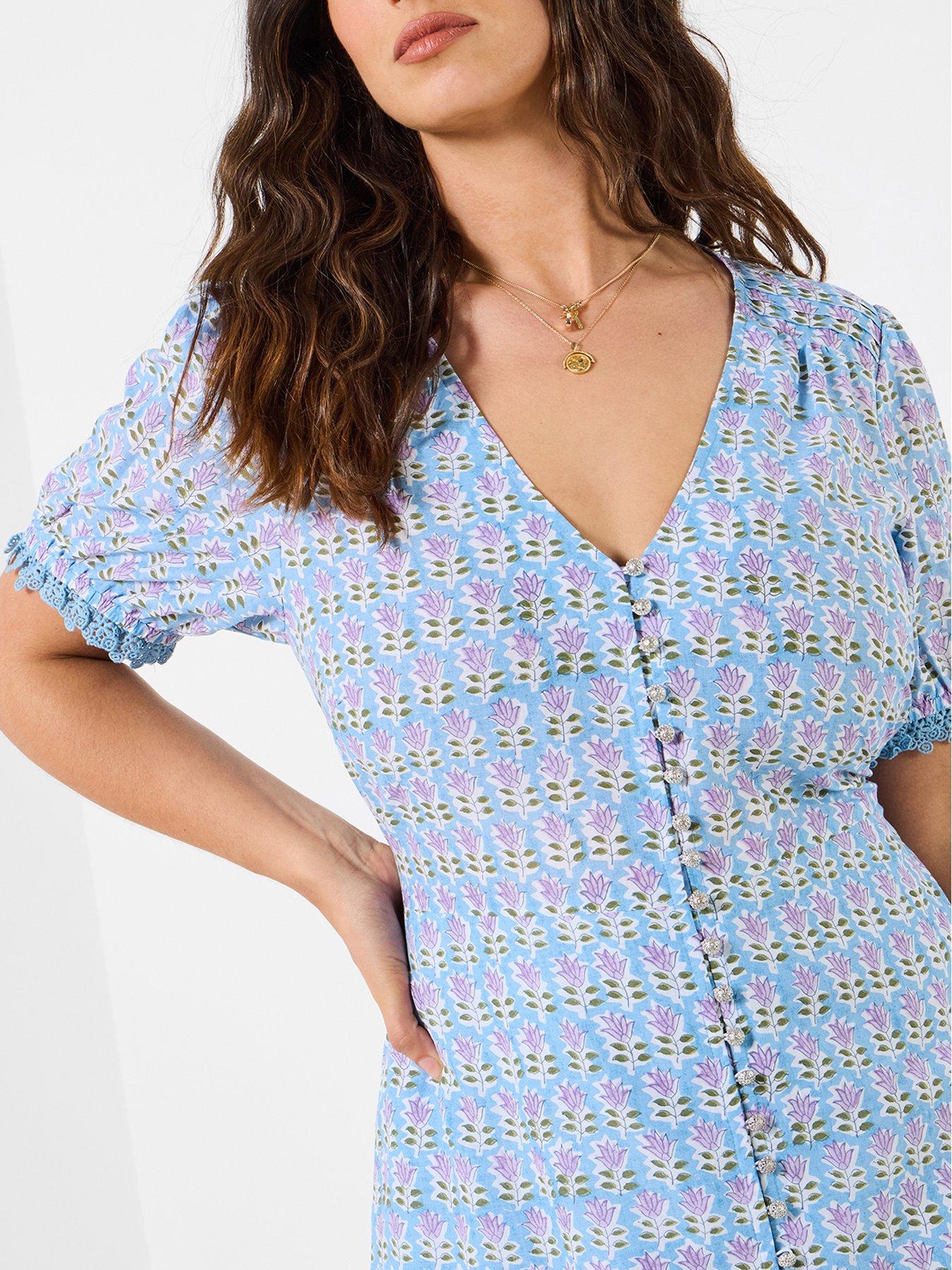 Image 4 of 5 of Joe Browns Summer Dreams Cotton Dress - Blue