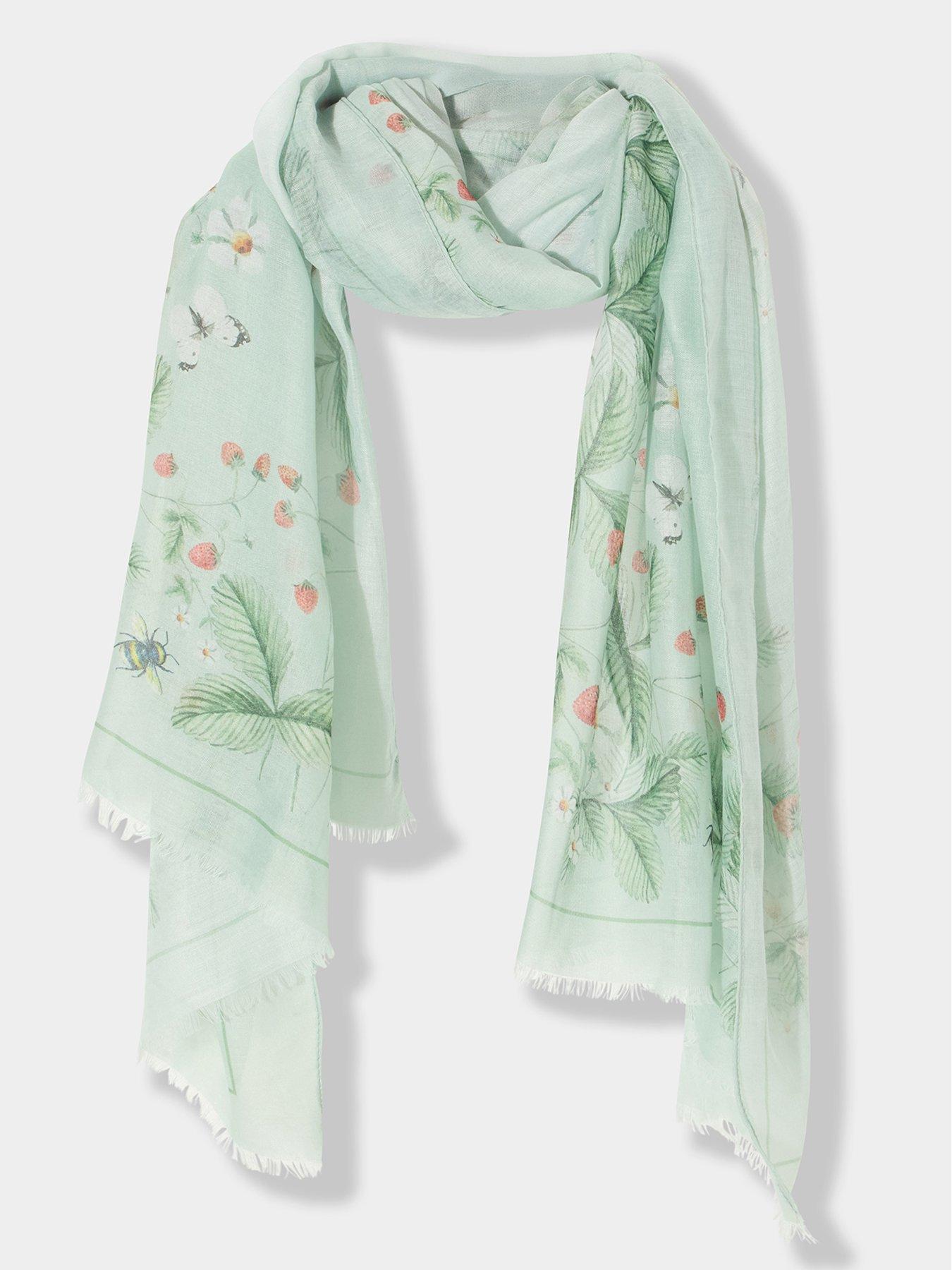 Image 2 of 3 of Joe Browns In The Hedgerows Print Scarf - Green