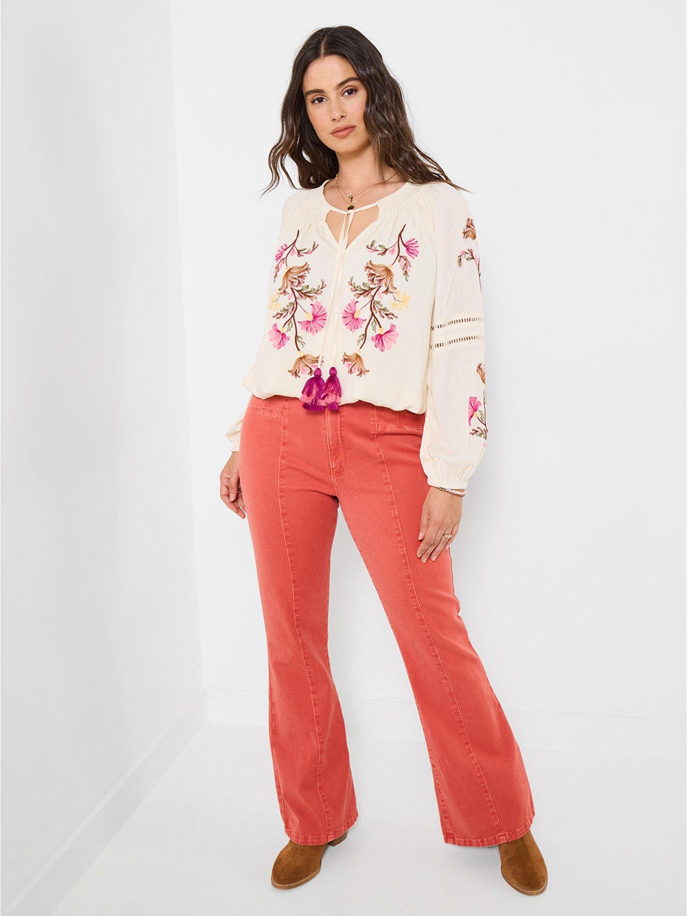 joe-browns-mia-kick-flare-jeans-orangefront