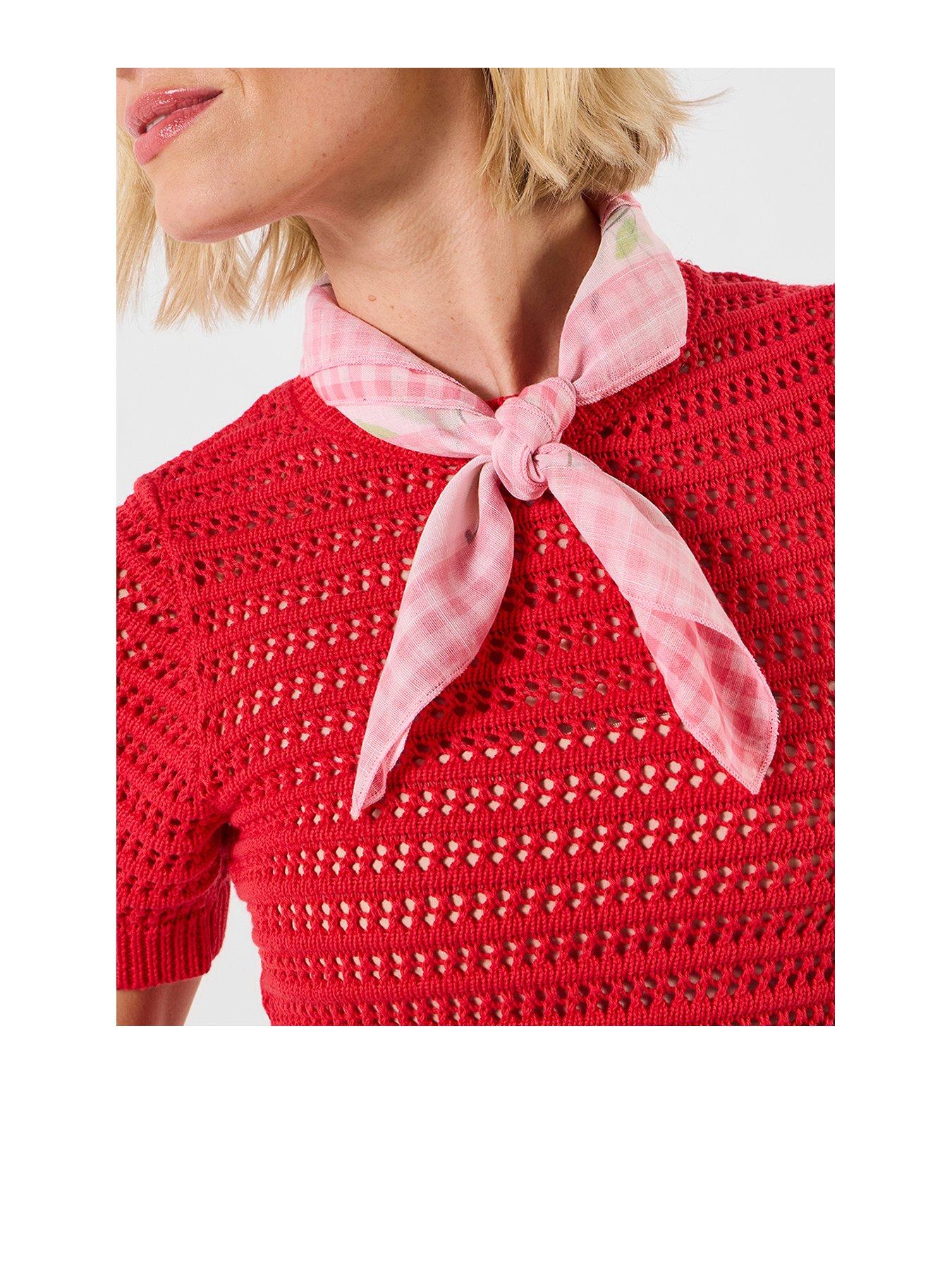 Image 1 of 5 of Joe Browns Cherry Baby Print Neckerchief - Pink