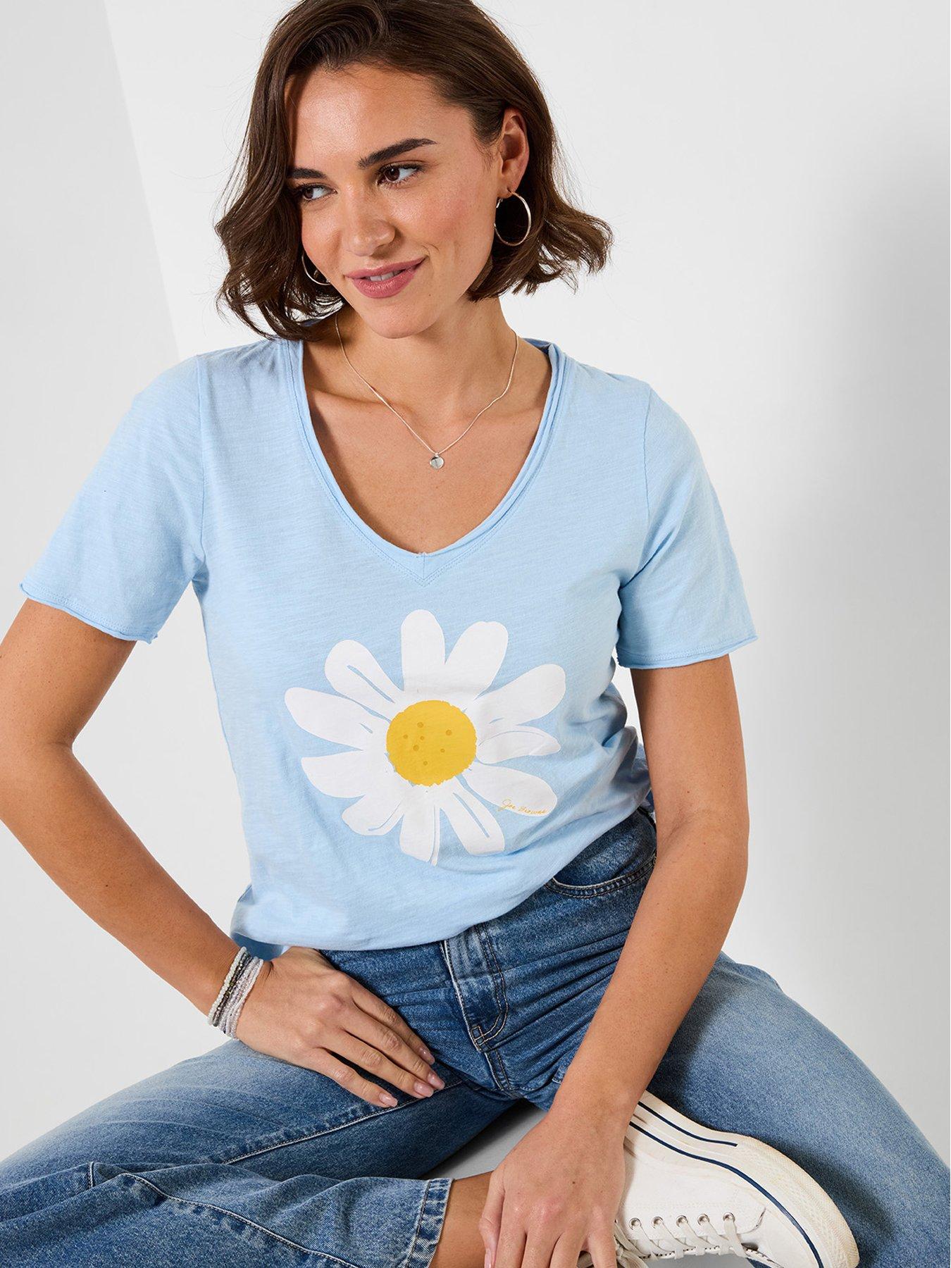 joe-browns-delightful-daisy-graphic-t-shirt-bluefront
