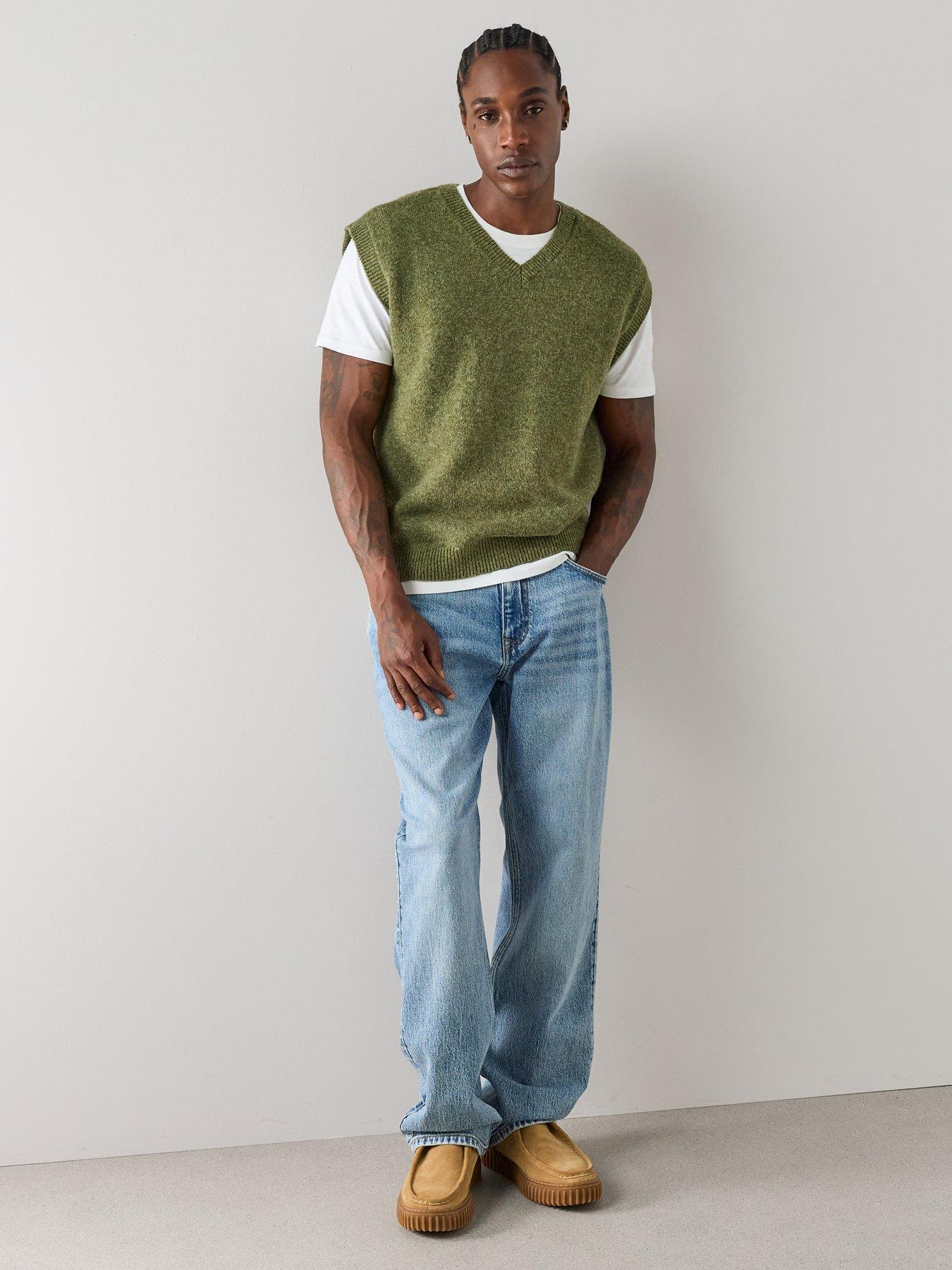 Image 3 of 7 of The Very Collection Loose Fit Jeans With Stretch - Light Blue Wash