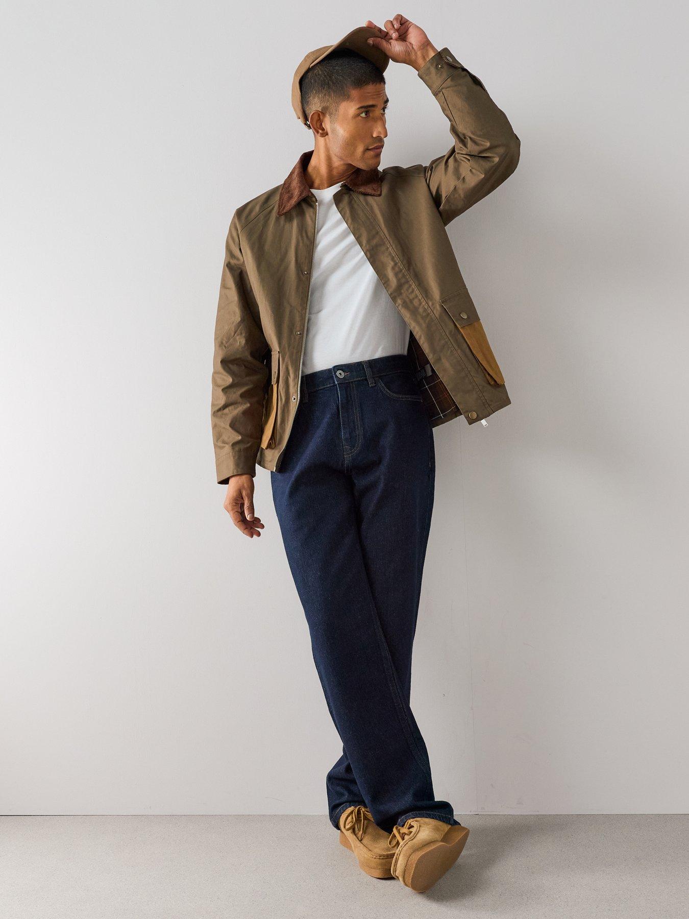 Image 1 of 7 of The Very Collection Loose Fit Jeans With Stretch - Indigo