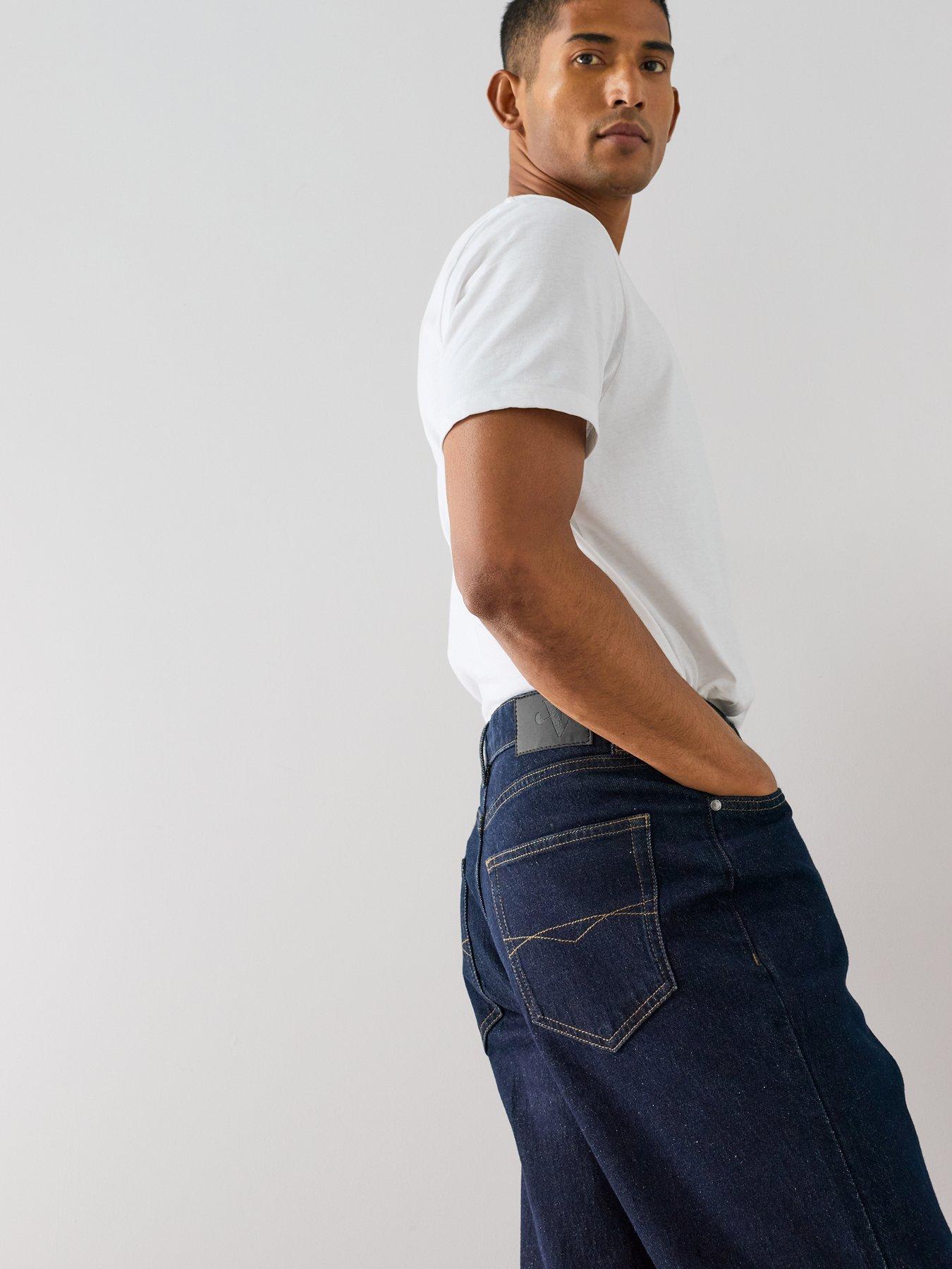 Image 4 of 7 of The Very Collection Loose Fit Jeans With Stretch - Indigo