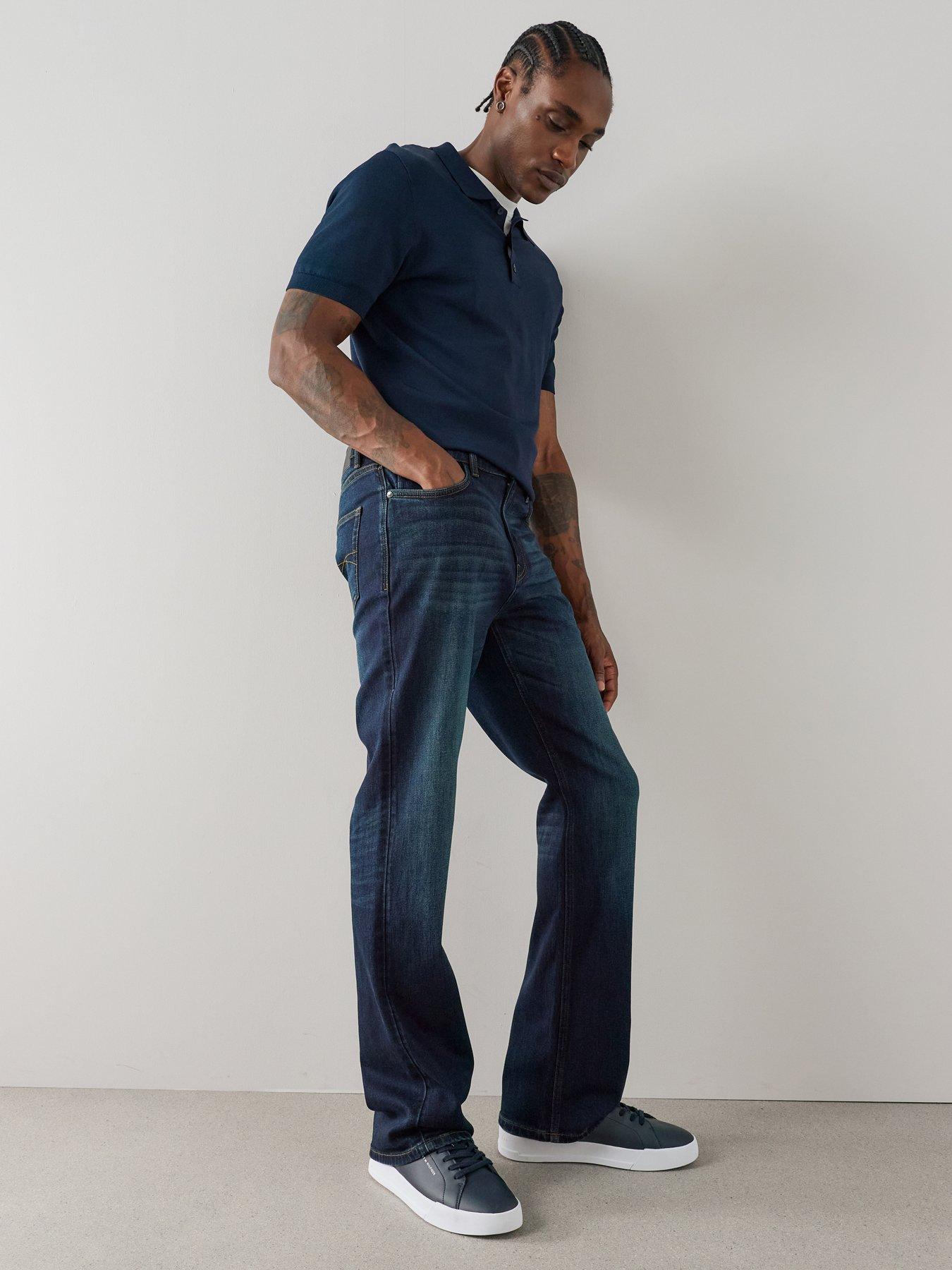 Image 1 of 7 of The Very Collection Boot Cut Fit Jeans - Indigo Wash