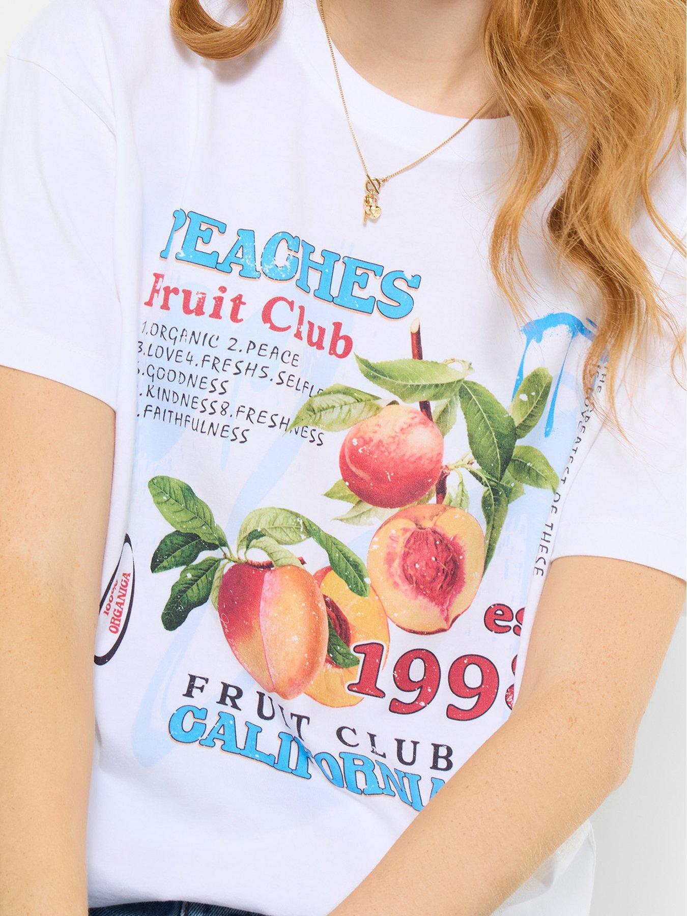 Image 4 of 5 of Joe Browns Fruity Graphic T-Shirt - White