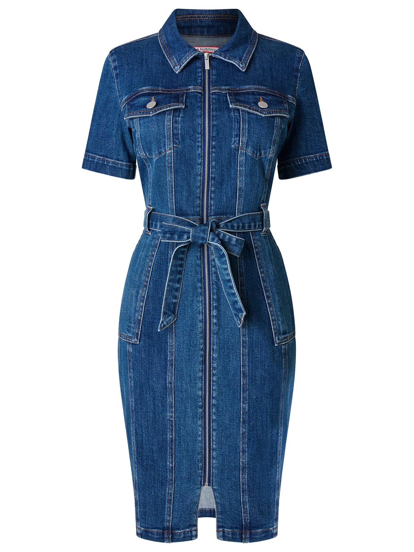 joe-browns-miley-stretch-denim-dress-bluedetail