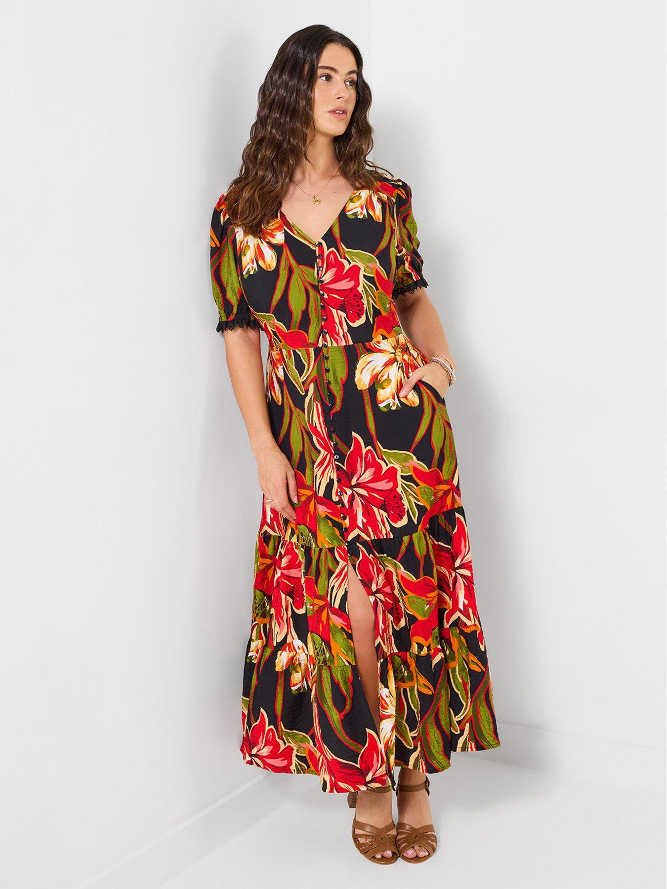 joe-browns-brightest-flowers-maxi-dress-blackfront