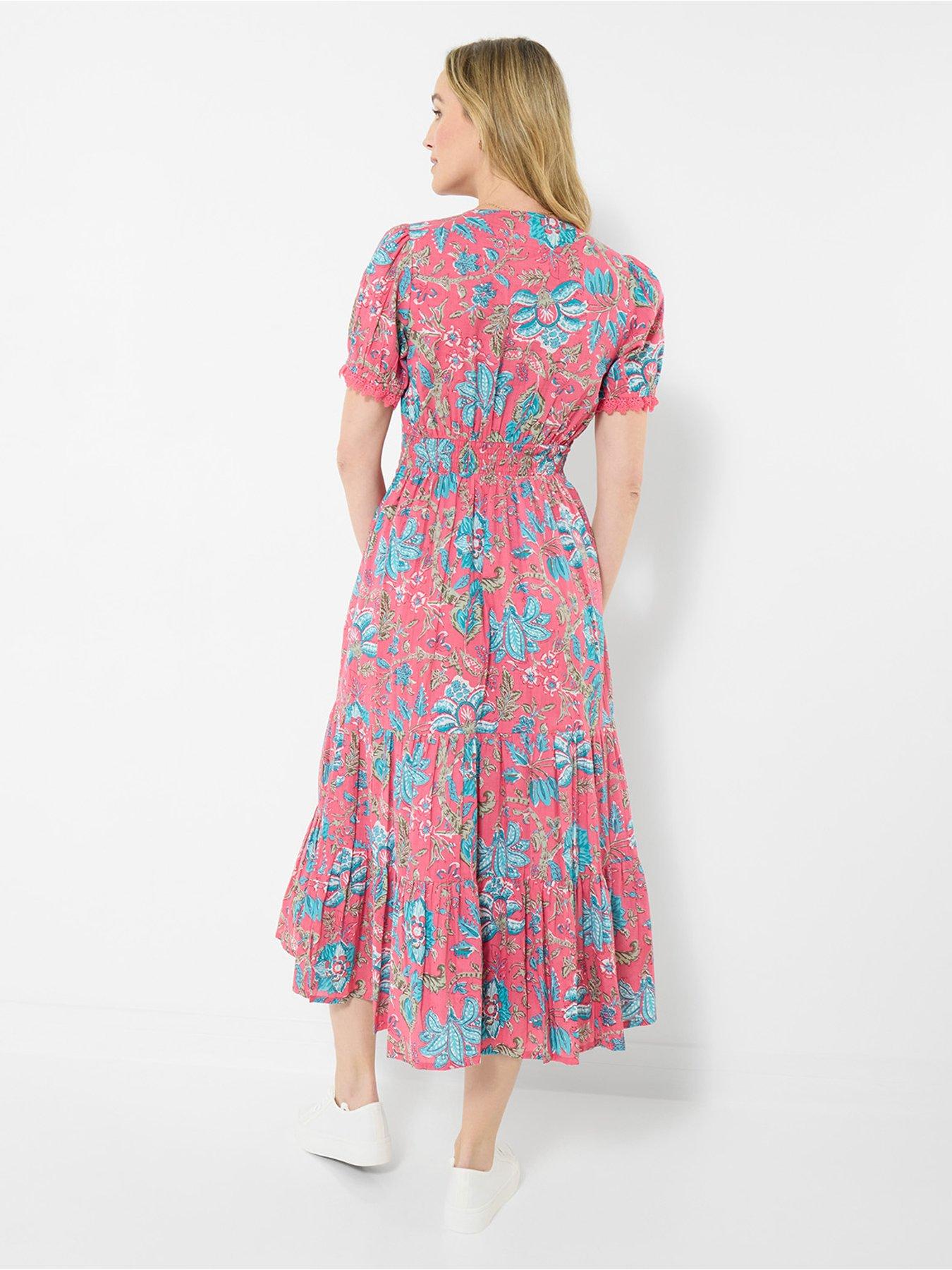 joe-browns-lyla-cotton-printed-dress-pinkstillFront