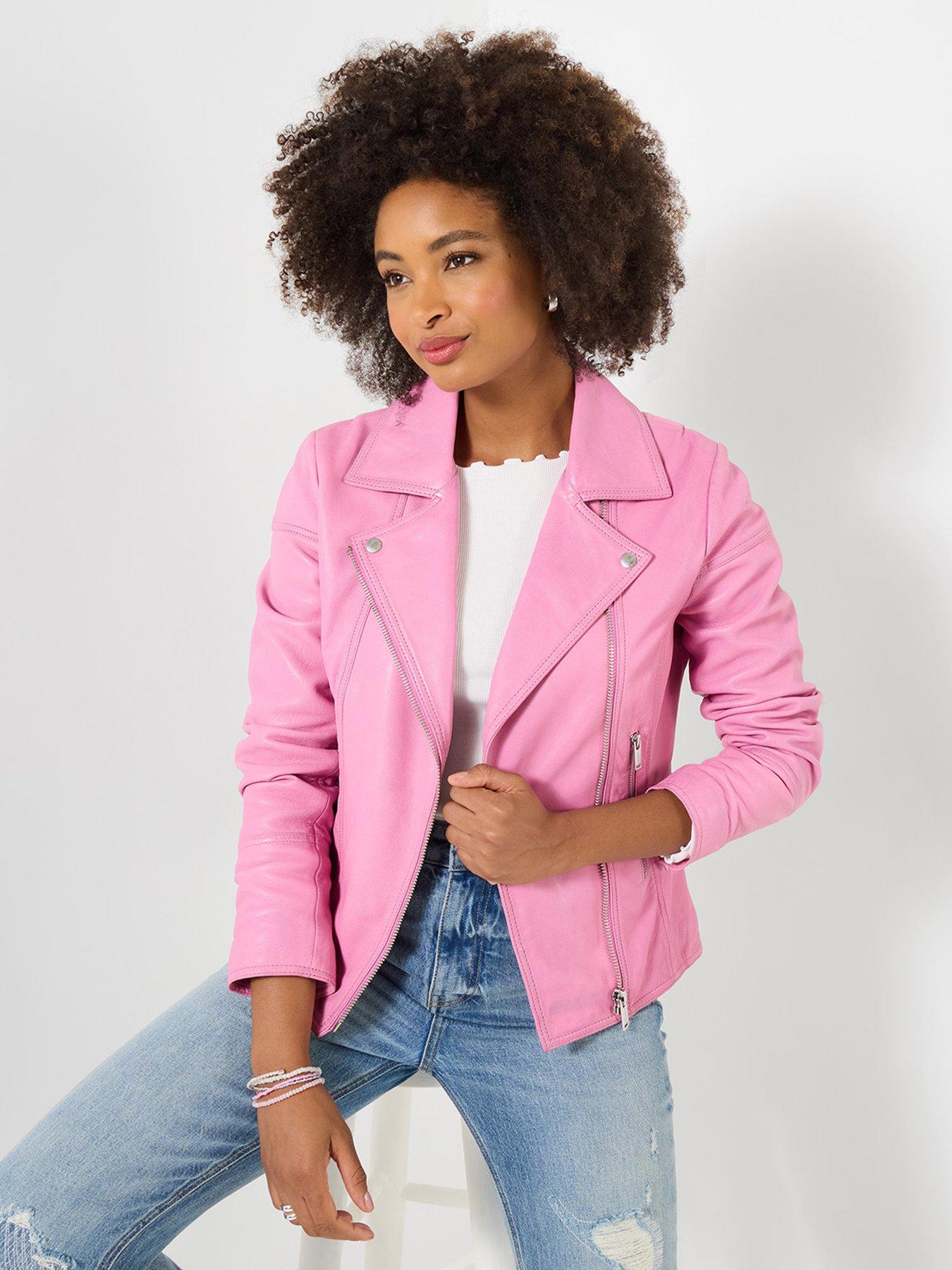 joe-browns-pretty-in-leather-collared-biker-jacket-pinkfront