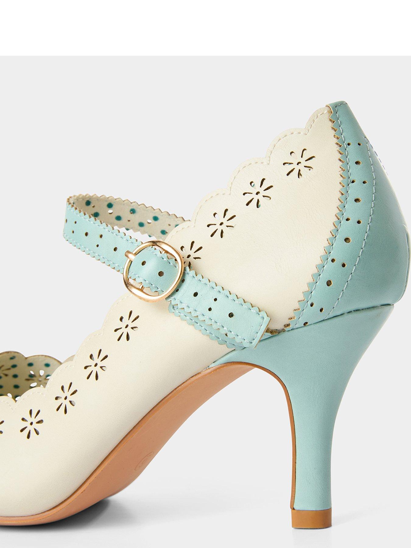 Image 4 of 5 of Joe Browns Flora Pretty Mary Jane Shoes - Cream