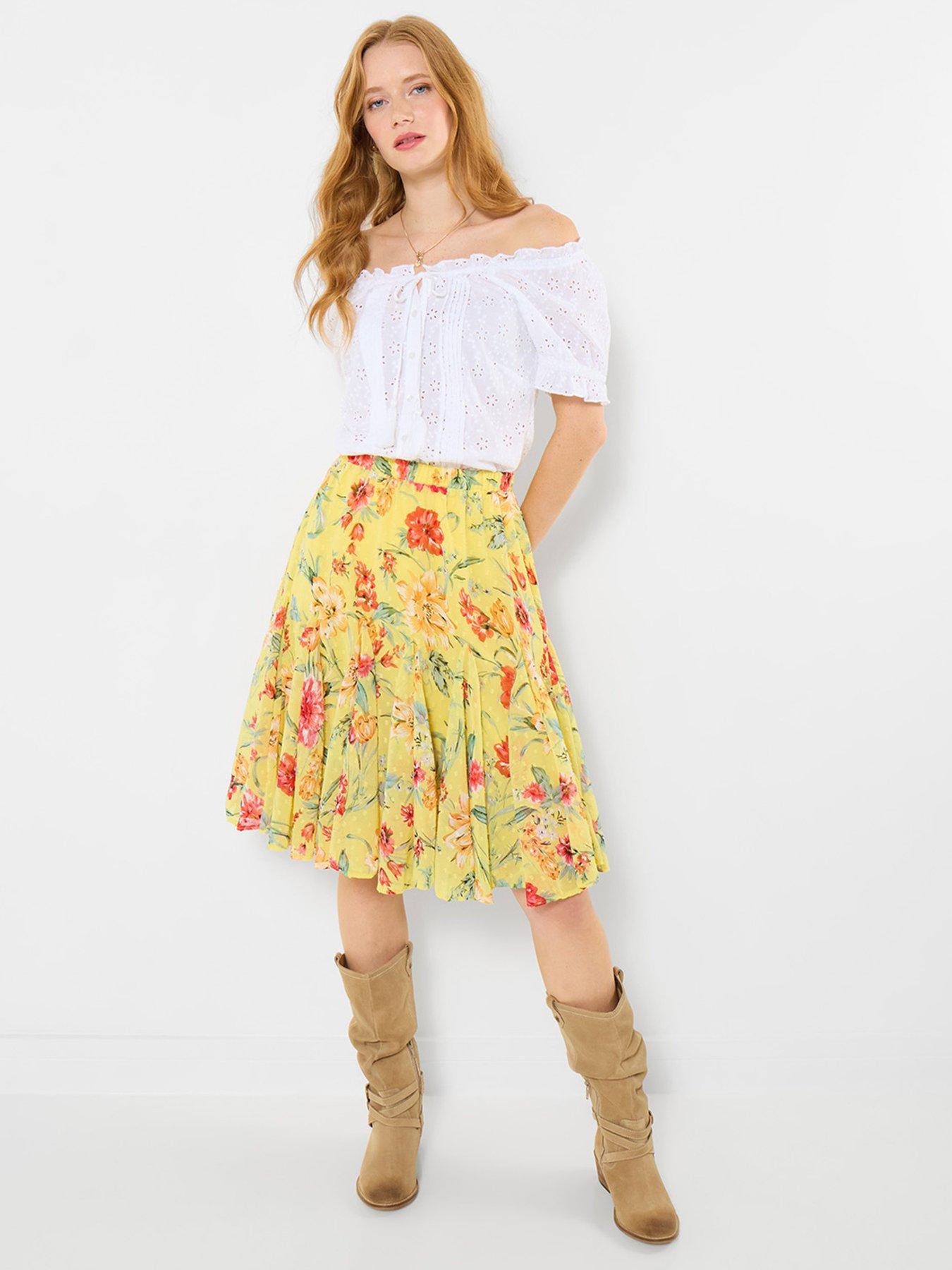 joe-browns-colette-floral-dobby-godet-skirt-yellowfront