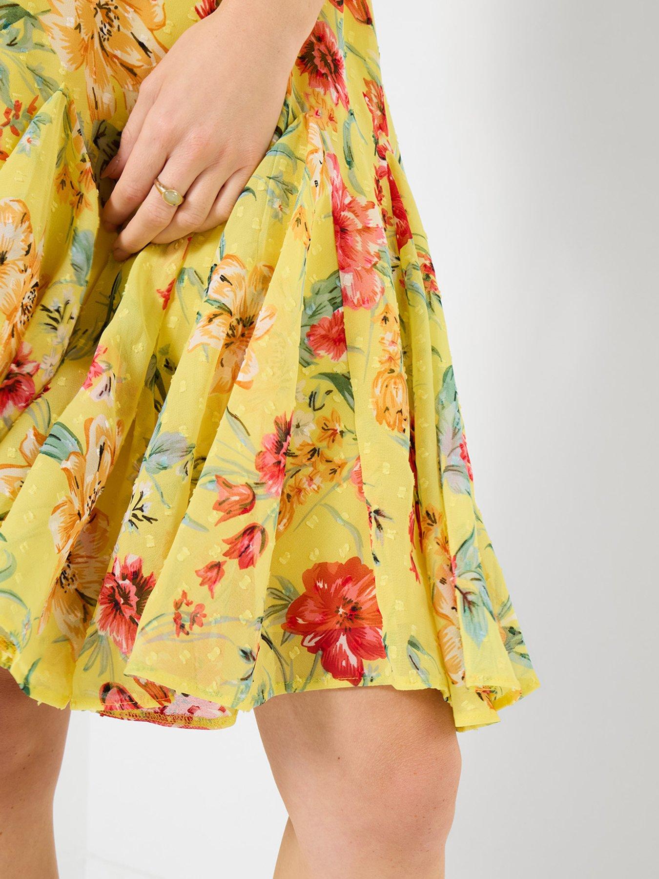 joe-browns-colette-floral-dobby-godet-skirt-yellowoutfit