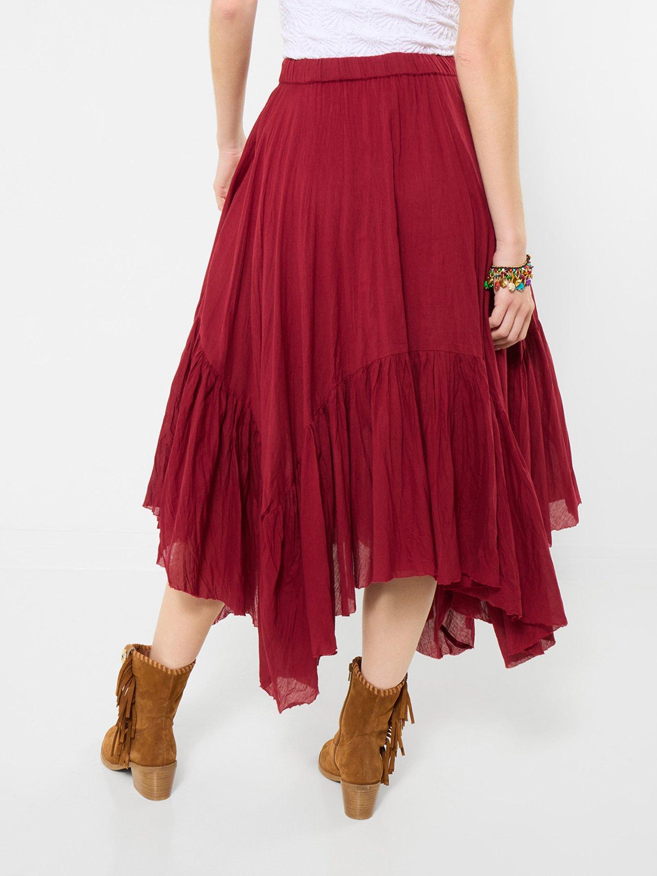joe-browns-cali-hanky-hem-skirt-redstillFront