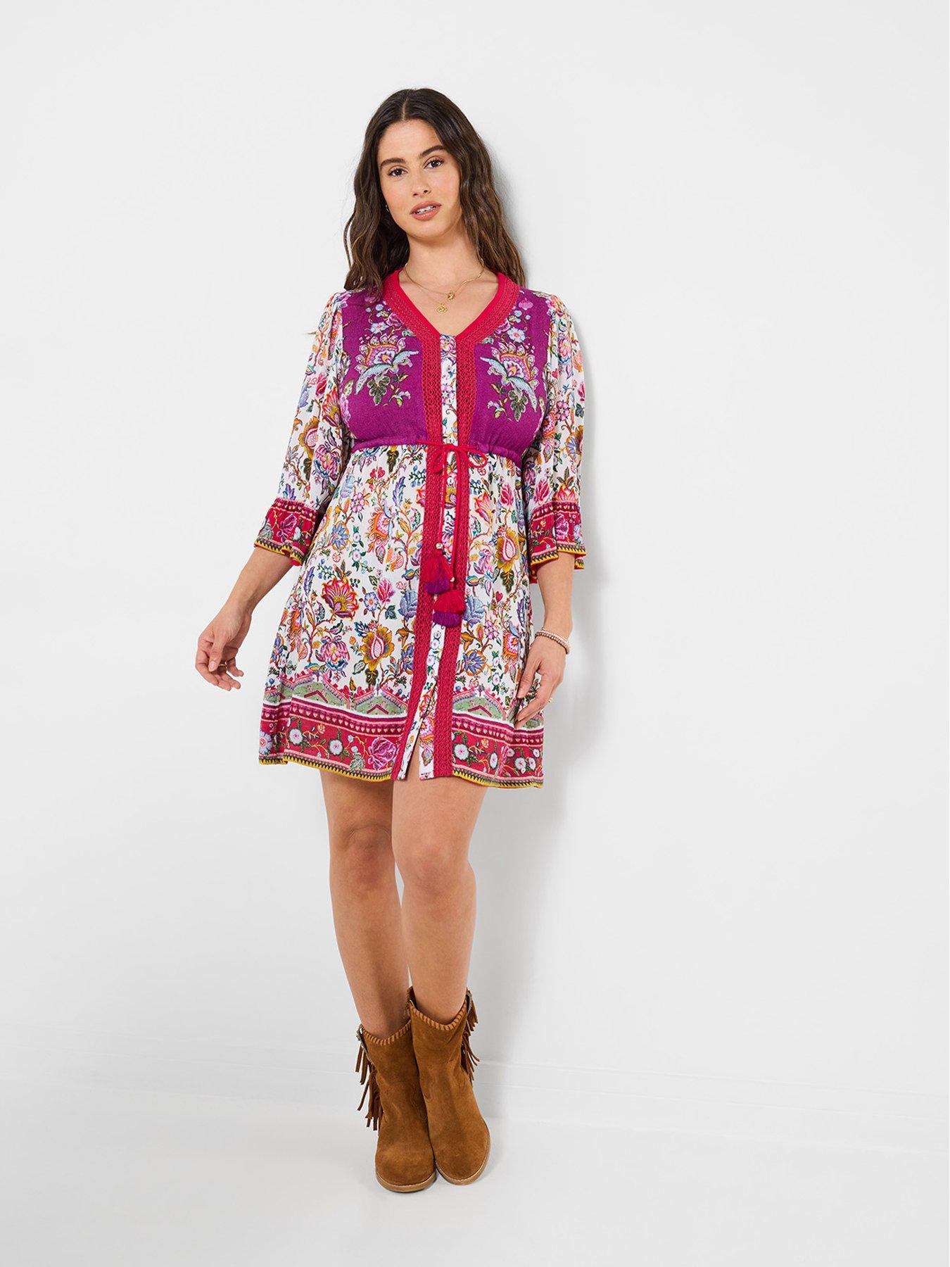 Joe Browns Ultimate Boho Tunic Dress - White