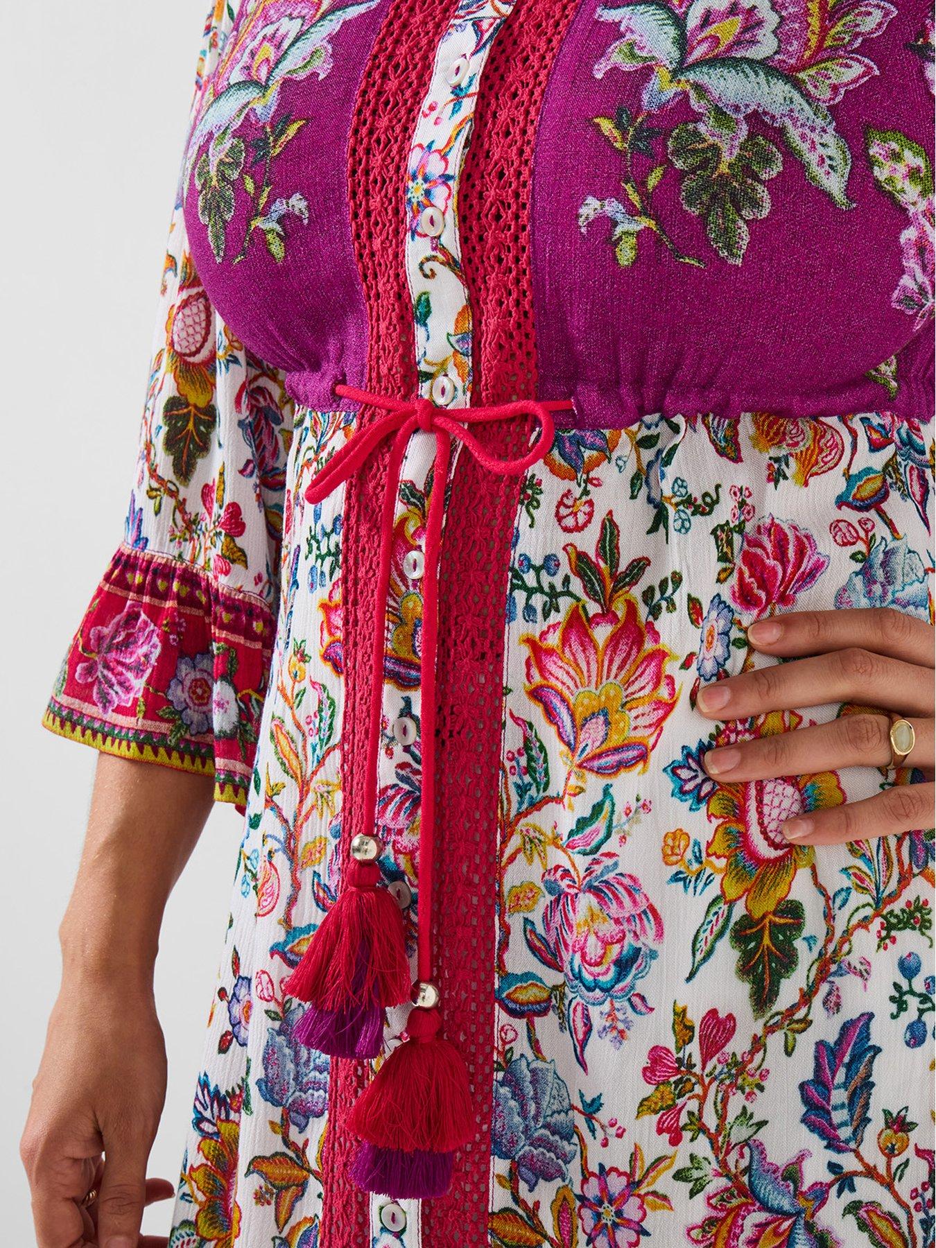 Image 4 of 6 of Joe Browns Ultimate Boho Tunic Dress - White