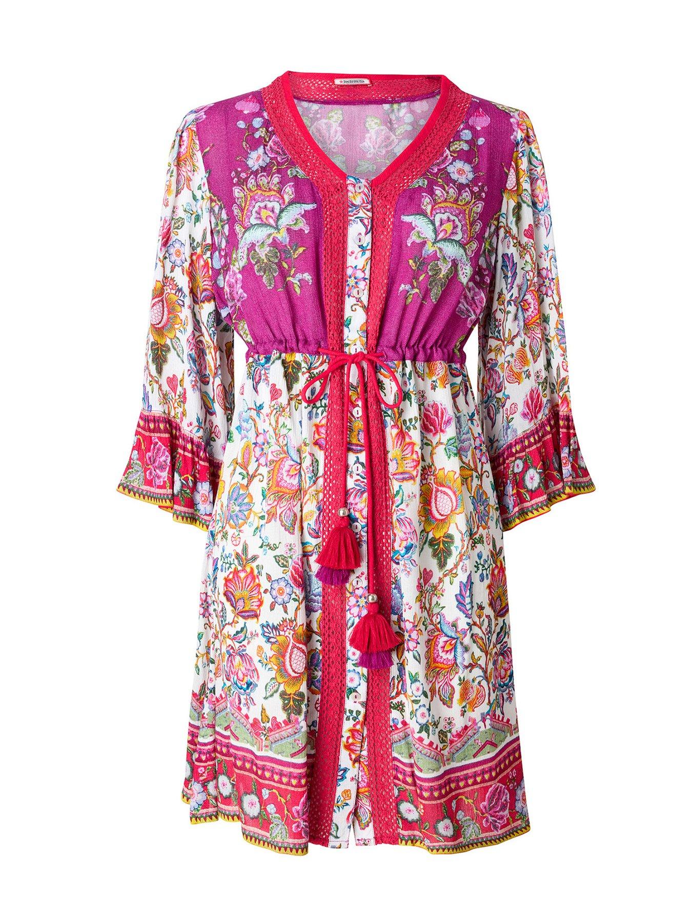 Image 6 of 6 of Joe Browns Ultimate Boho Tunic Dress - White