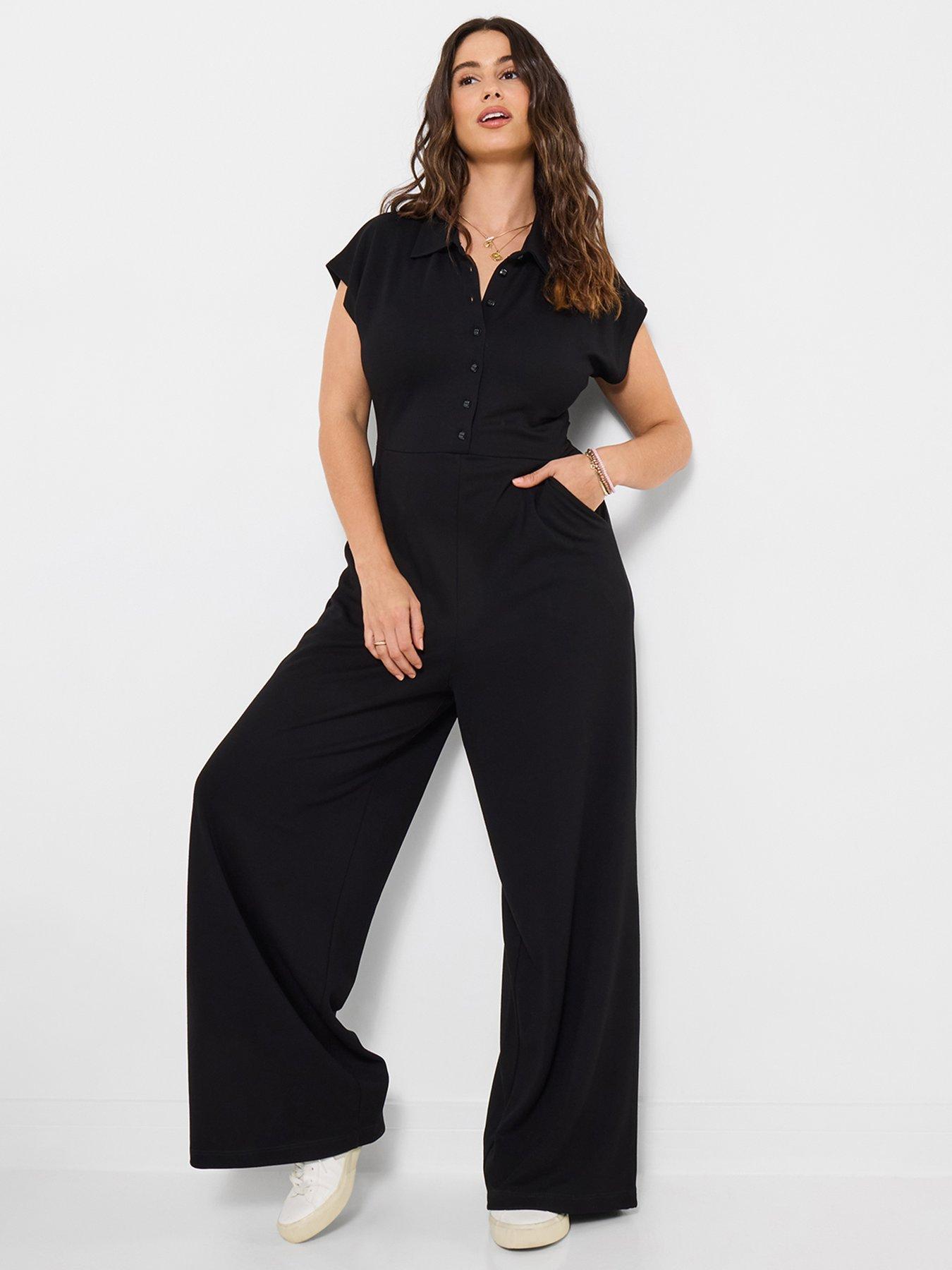 Joe Browns Joe's Essential Jersey Jumpsuit - Black