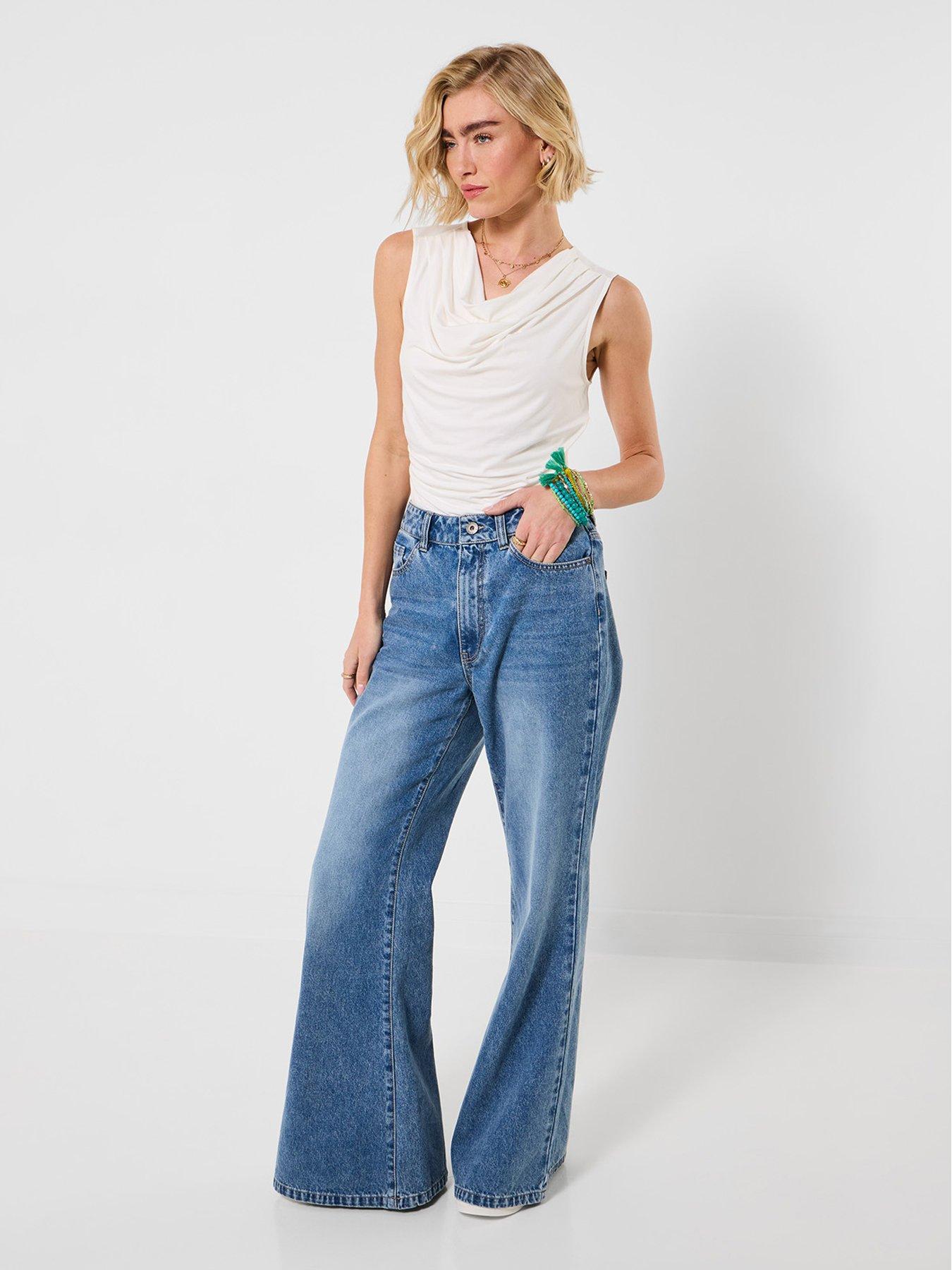 Image 3 of 5 of Joe Browns Sophia Jersey Cowl Neck Top - White
