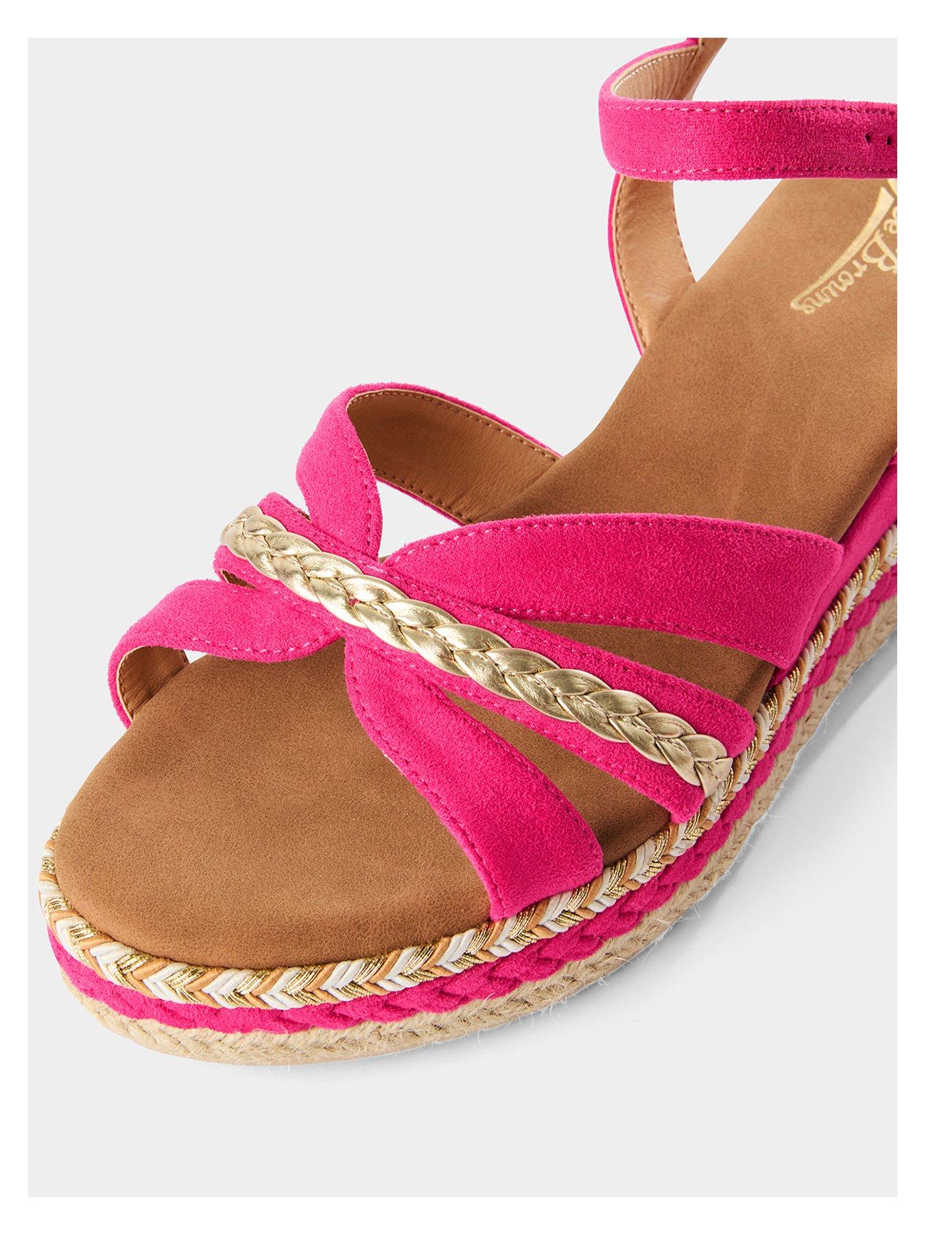 joe-browns-anna-wedged-sandals-pinkoutfit