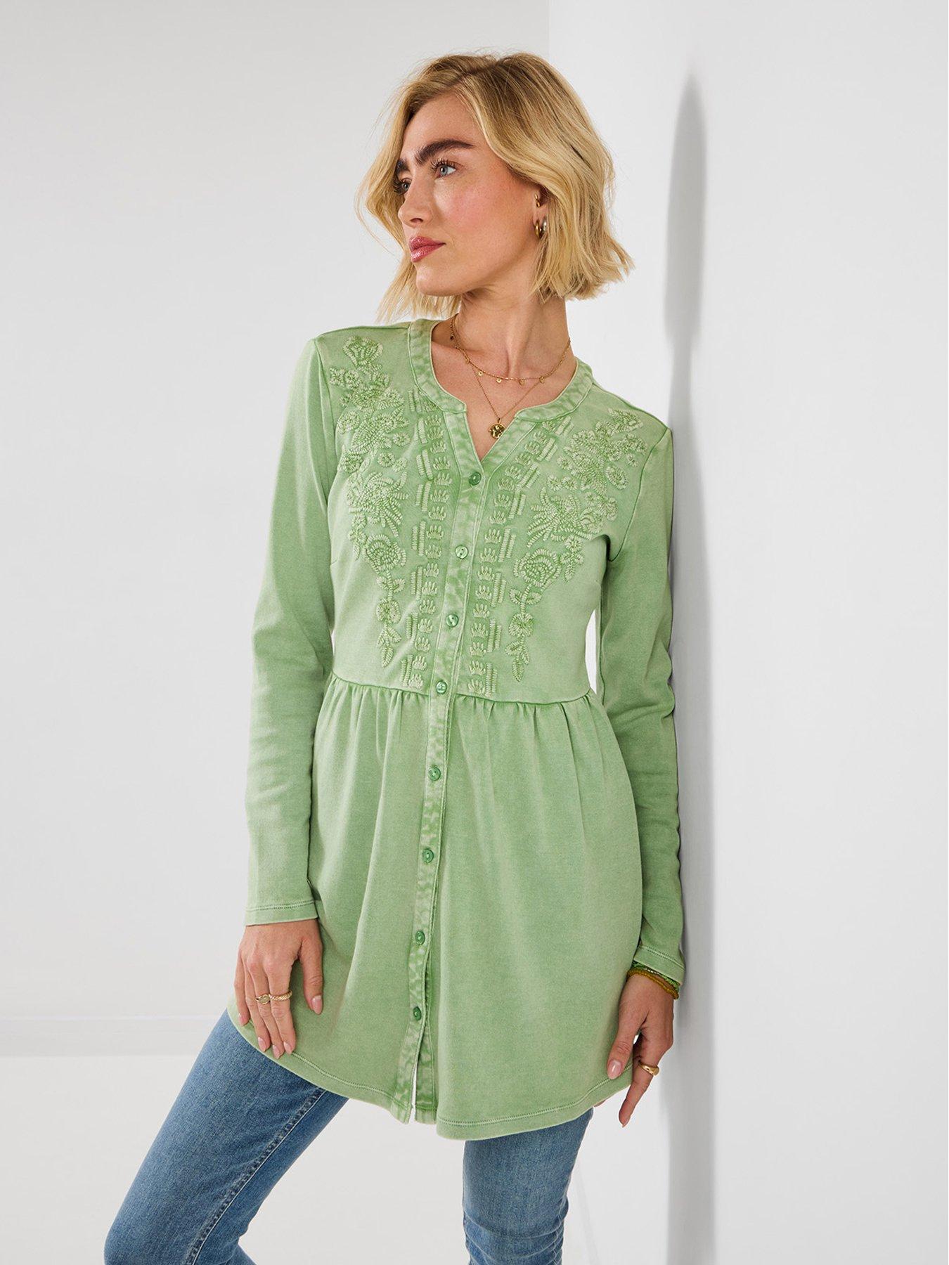 joe-browns-pretty-in-pink-jersey-tunic-top-green