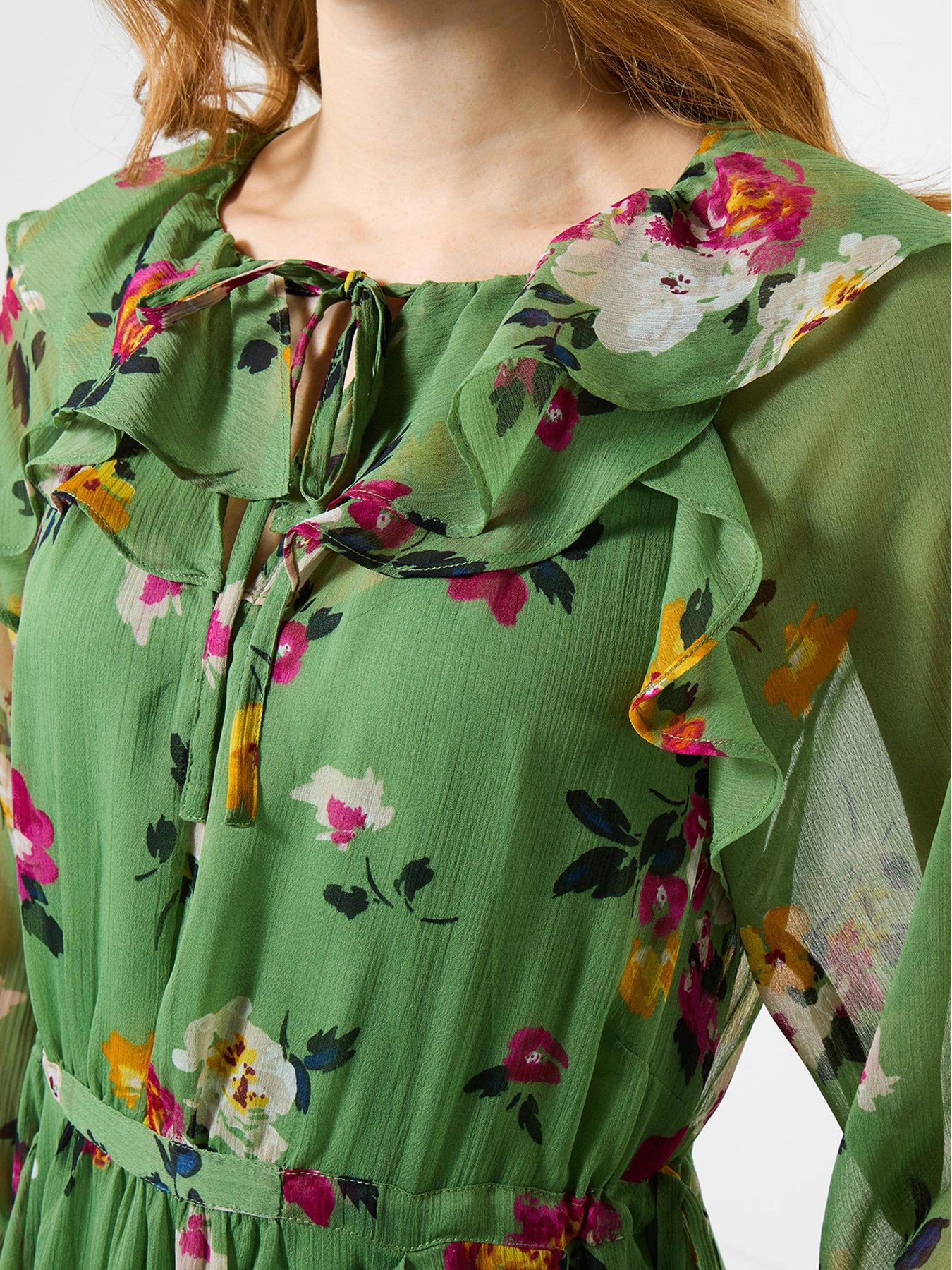 joe-browns-daydreamer-printed-georgette-dress-greendetail