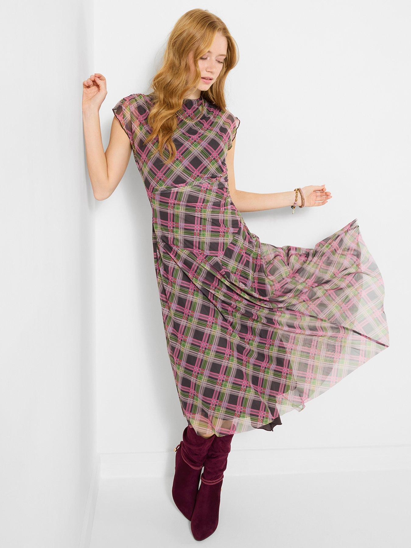joe-browns-marcie-check-mesh-dress-greenback
