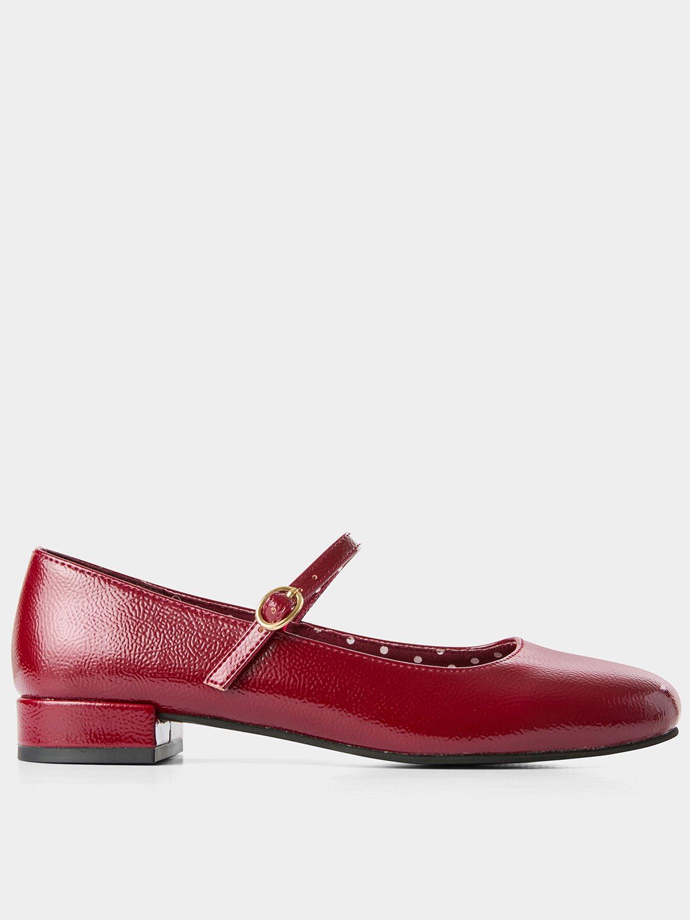 Joe Browns Betsy Mary Jane Shoes - Red