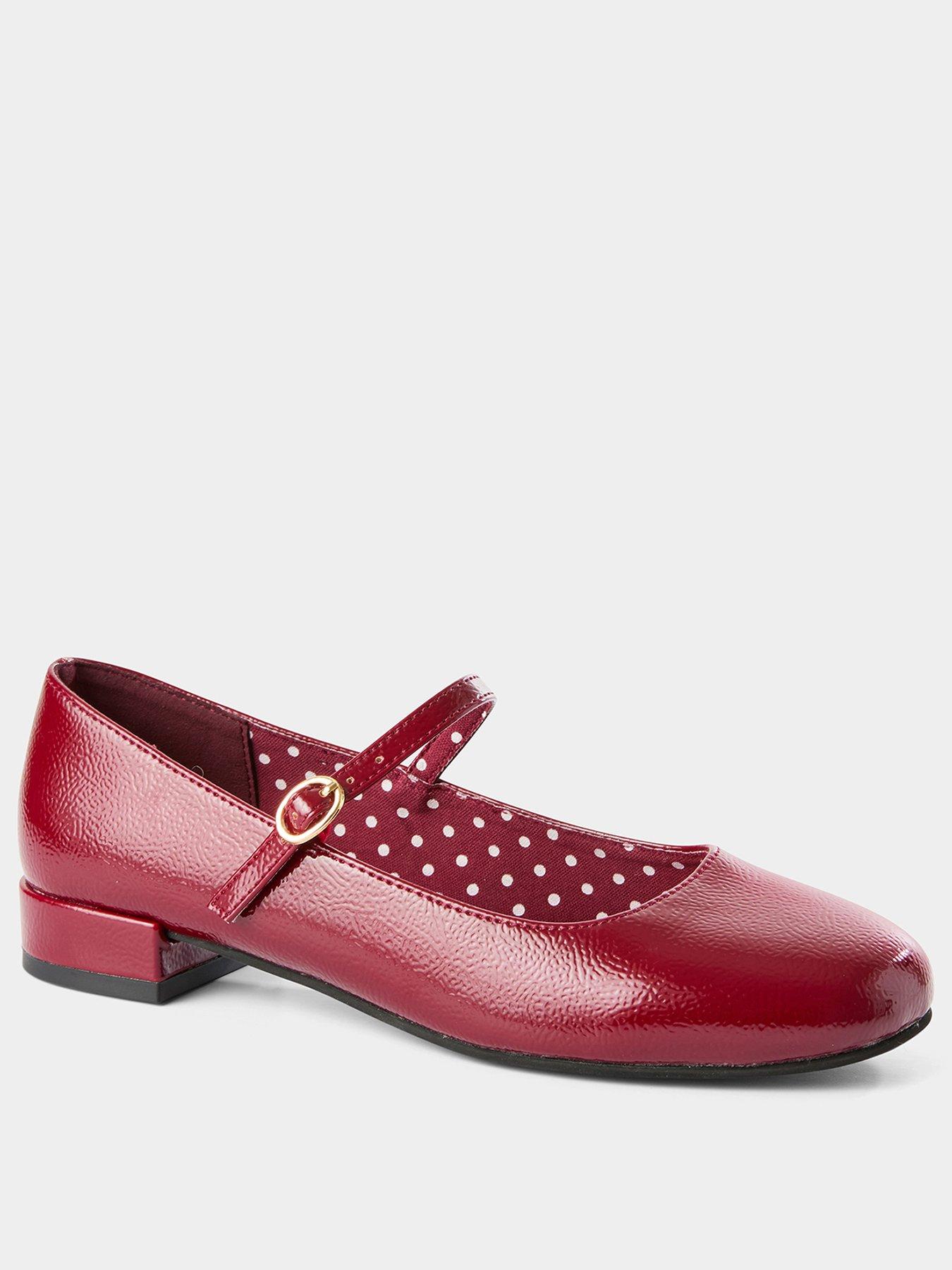 joe-browns-betsy-mary-jane-shoes-redstillFront