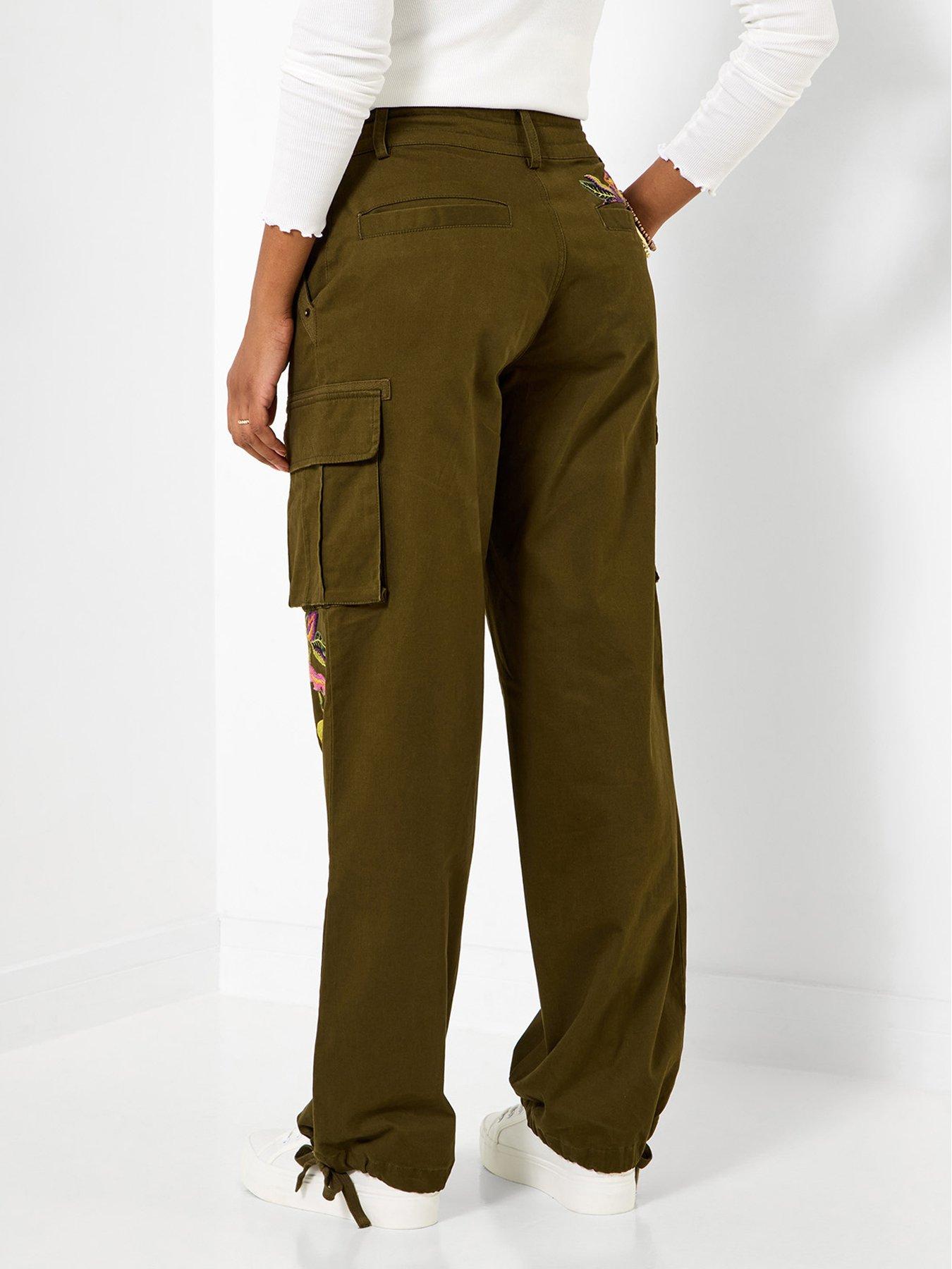 joe-browns-remarkable-embroidered-cargos-greenstillFront