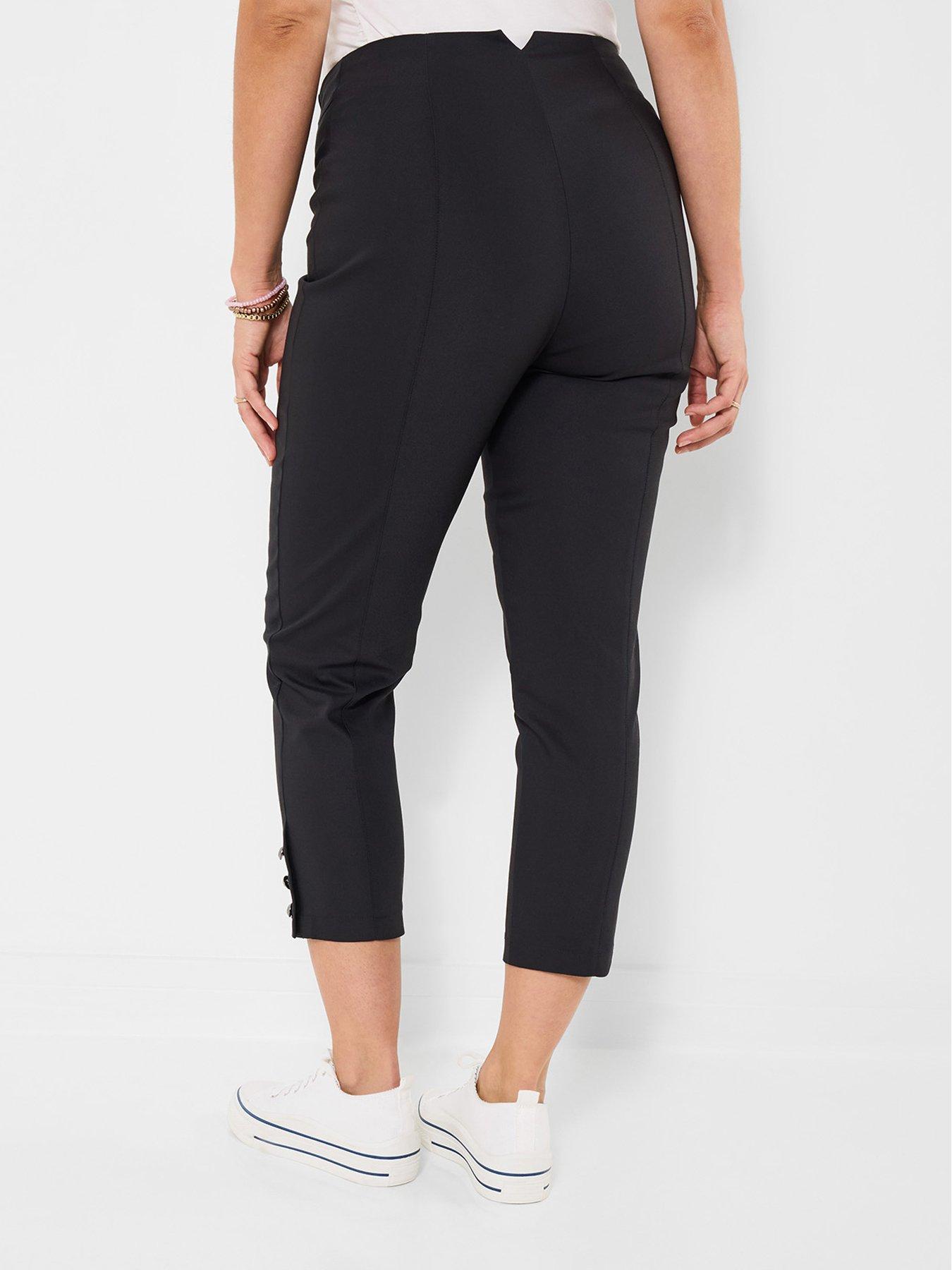 joe-browns-dita-button-front-capri-pants-blackstillFront
