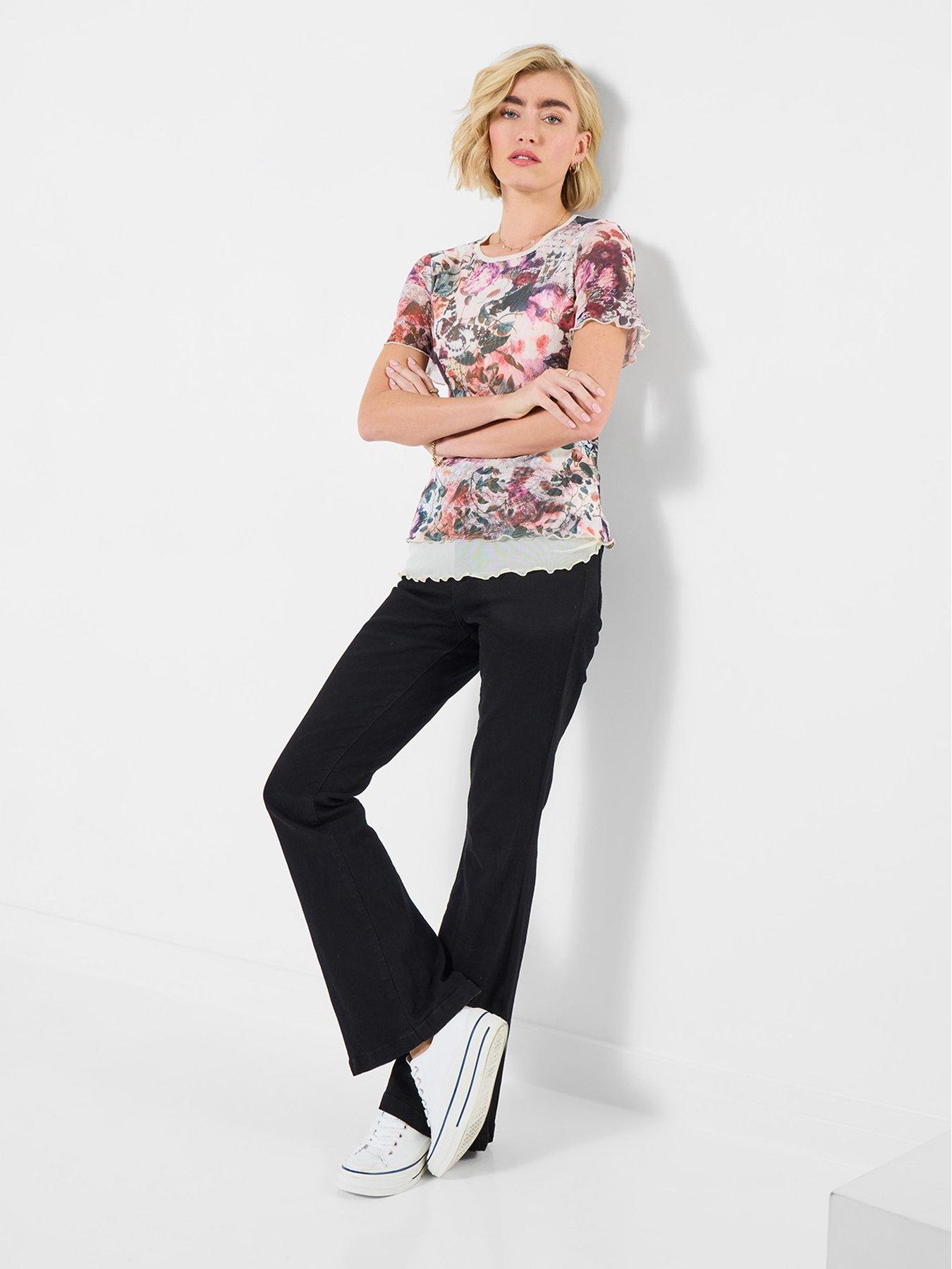 joe-browns-davina-short-sleeve-mesh-top-pinkoutfit