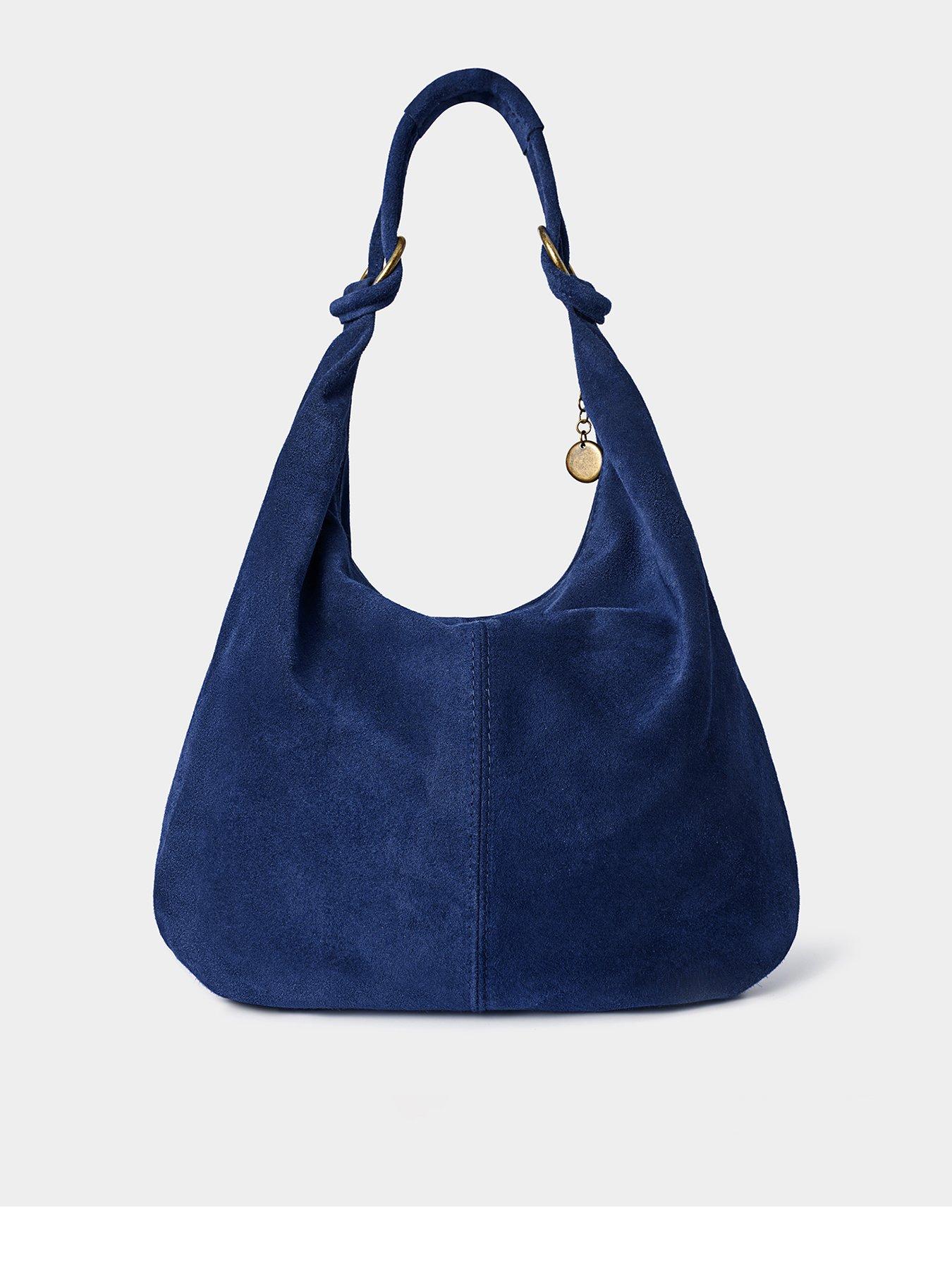 joe-browns-hobo-suede-shoulder-bag-bluefront