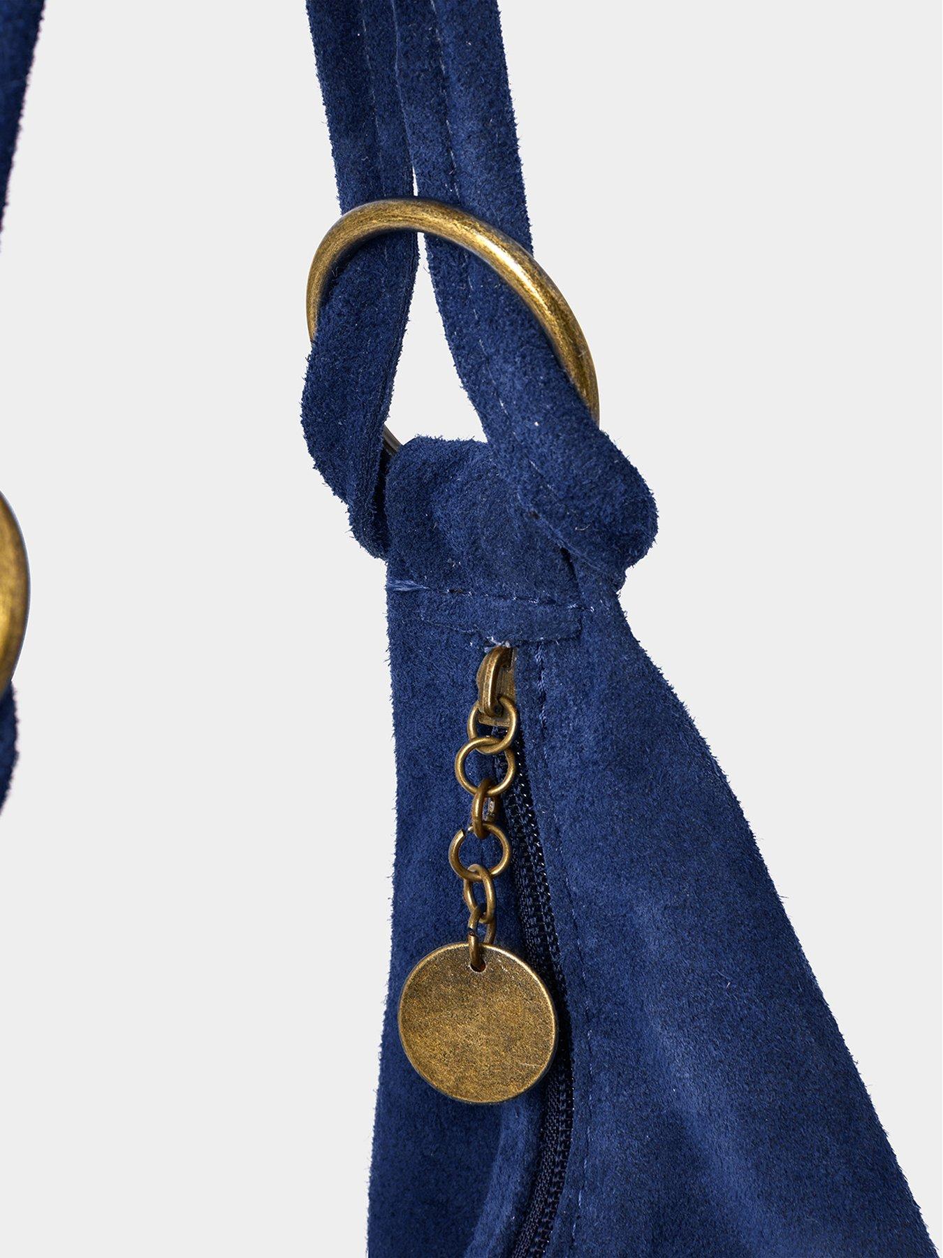 Image 3 of 3 of Joe Browns Hobo Suede Shoulder Bag - Blue