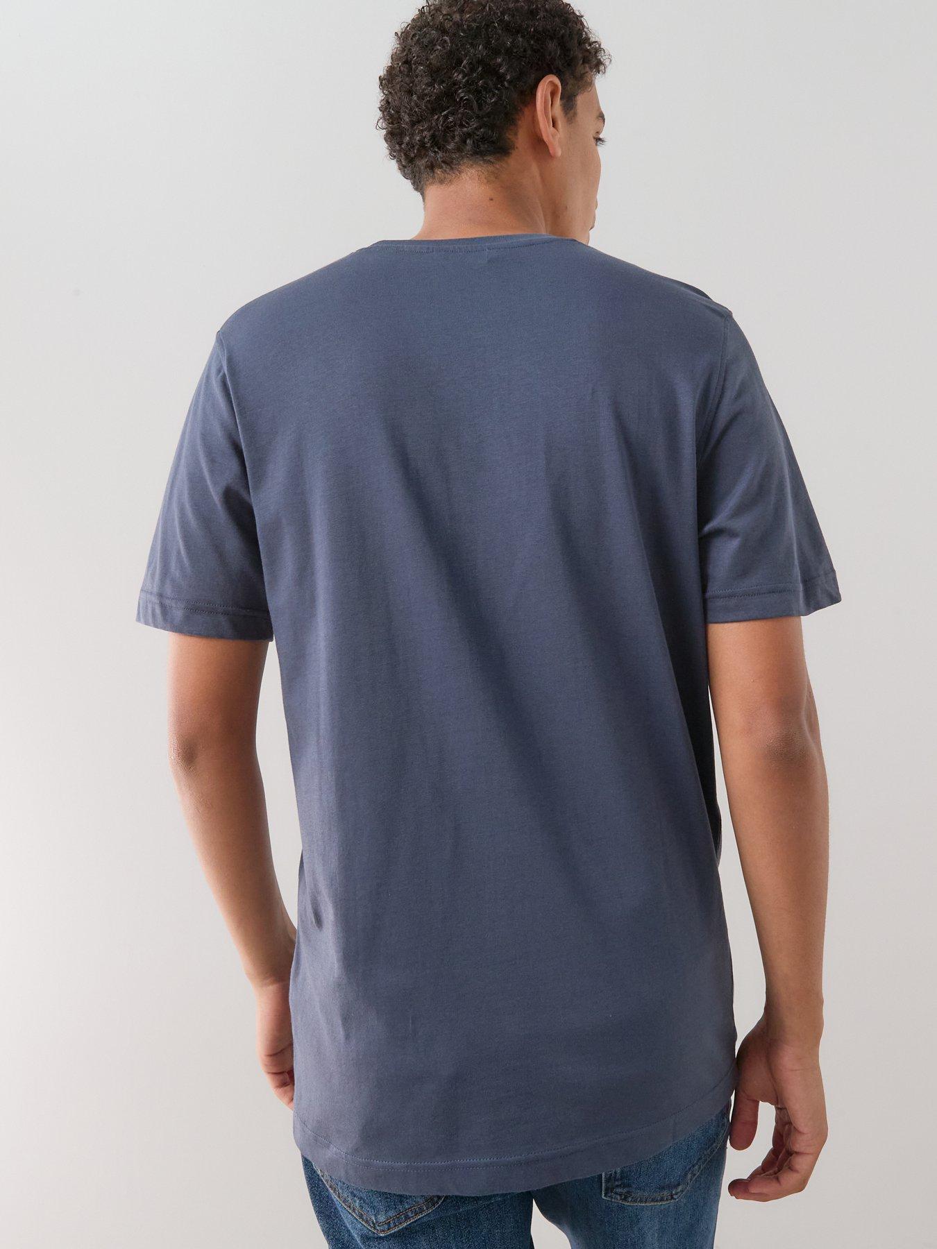 Image 2 of 7 of The Very Collection Front Pocket Tech T-Shirt - Navy