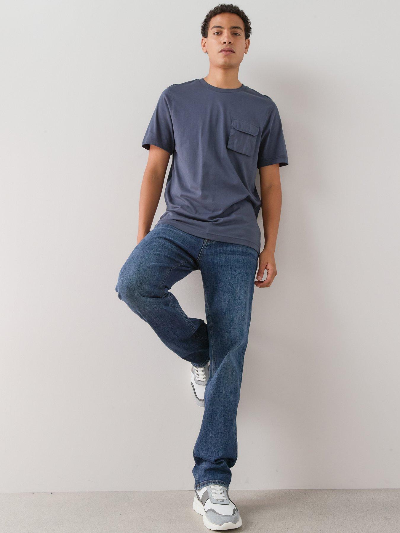 Image 3 of 7 of The Very Collection Front Pocket Tech T-Shirt - Navy