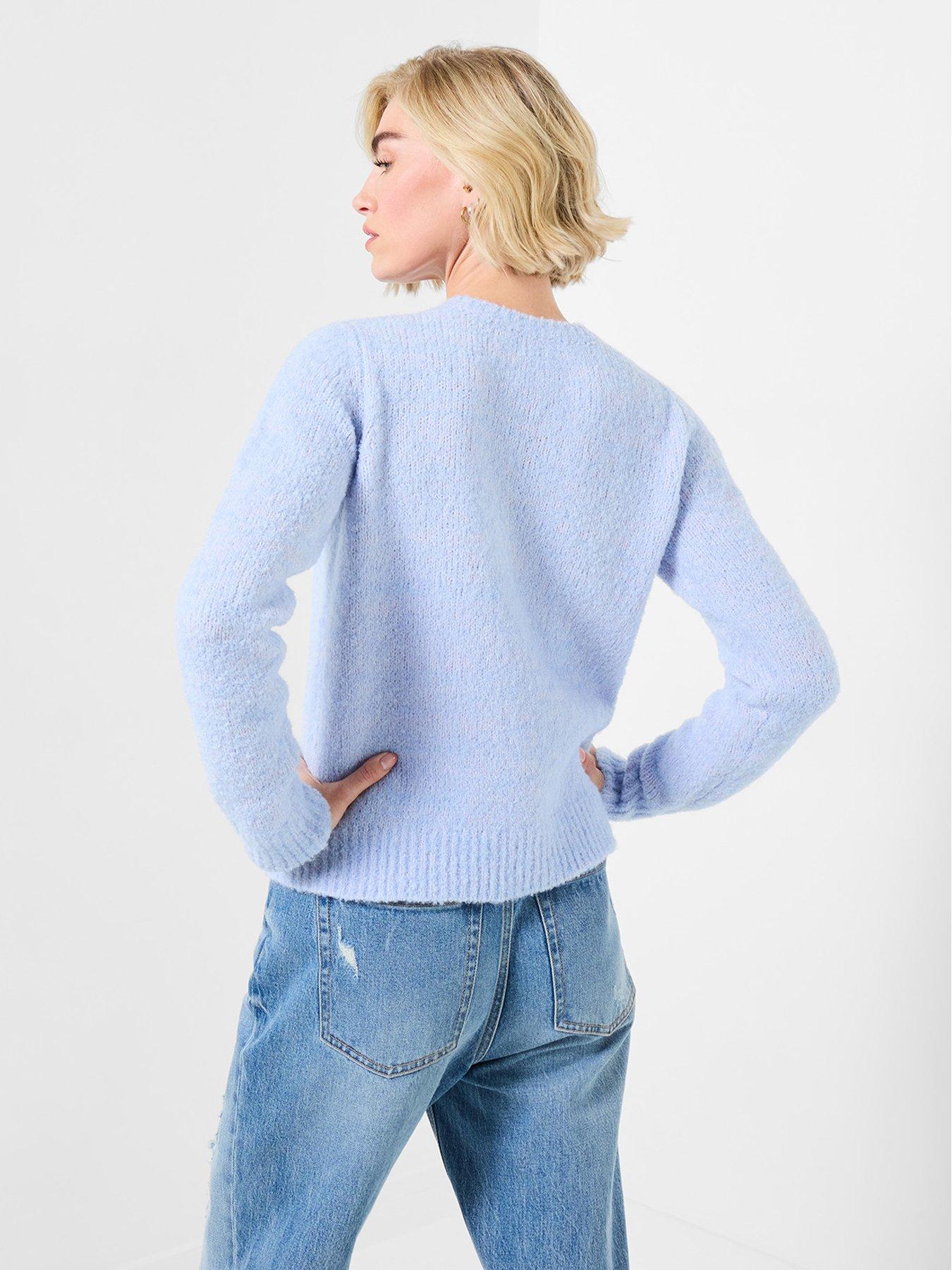 Image 2 of 6 of Joe Browns Betsy Bow Button Cardigan - Blue