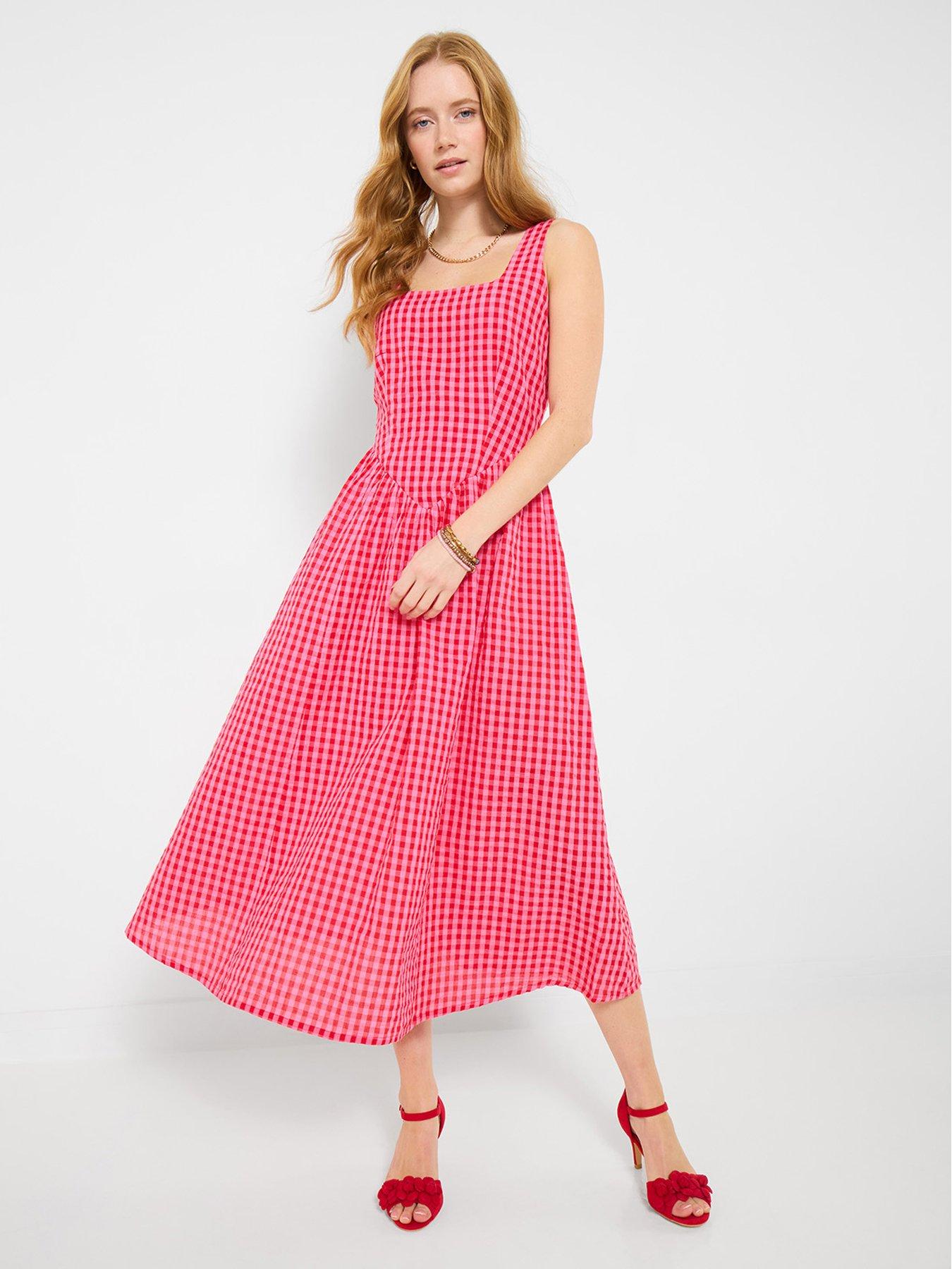 joe-browns-gigi-gingham-cotton-dress-redback