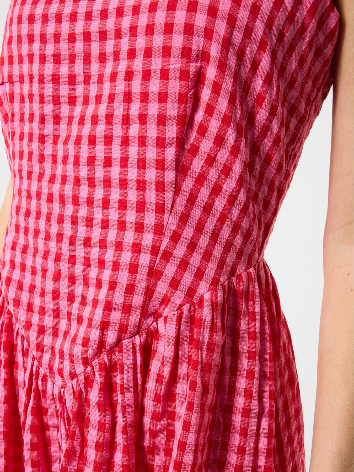 joe-browns-gigi-gingham-cotton-dress-reddetail