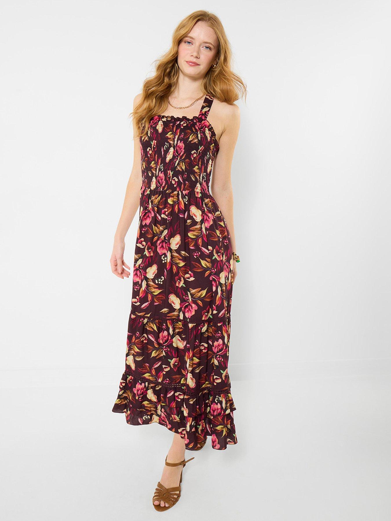 Joe Browns Arabella Floral Maxi Dress - Purple
