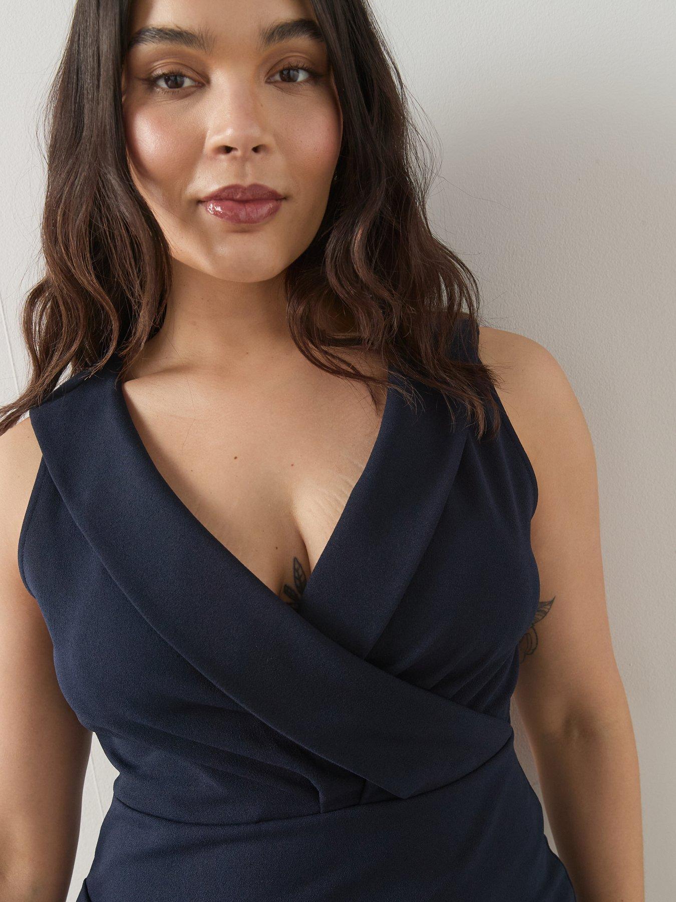 the-very-collection-curve-wrap-drape-pencil-dressoutfit