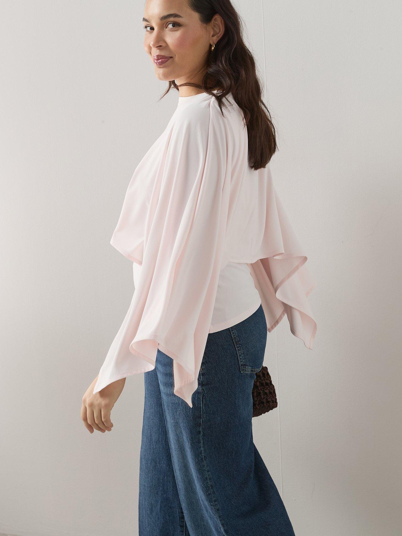 Image 4 of 6 of The Very Collection Curve Curve Cape Stretch Top